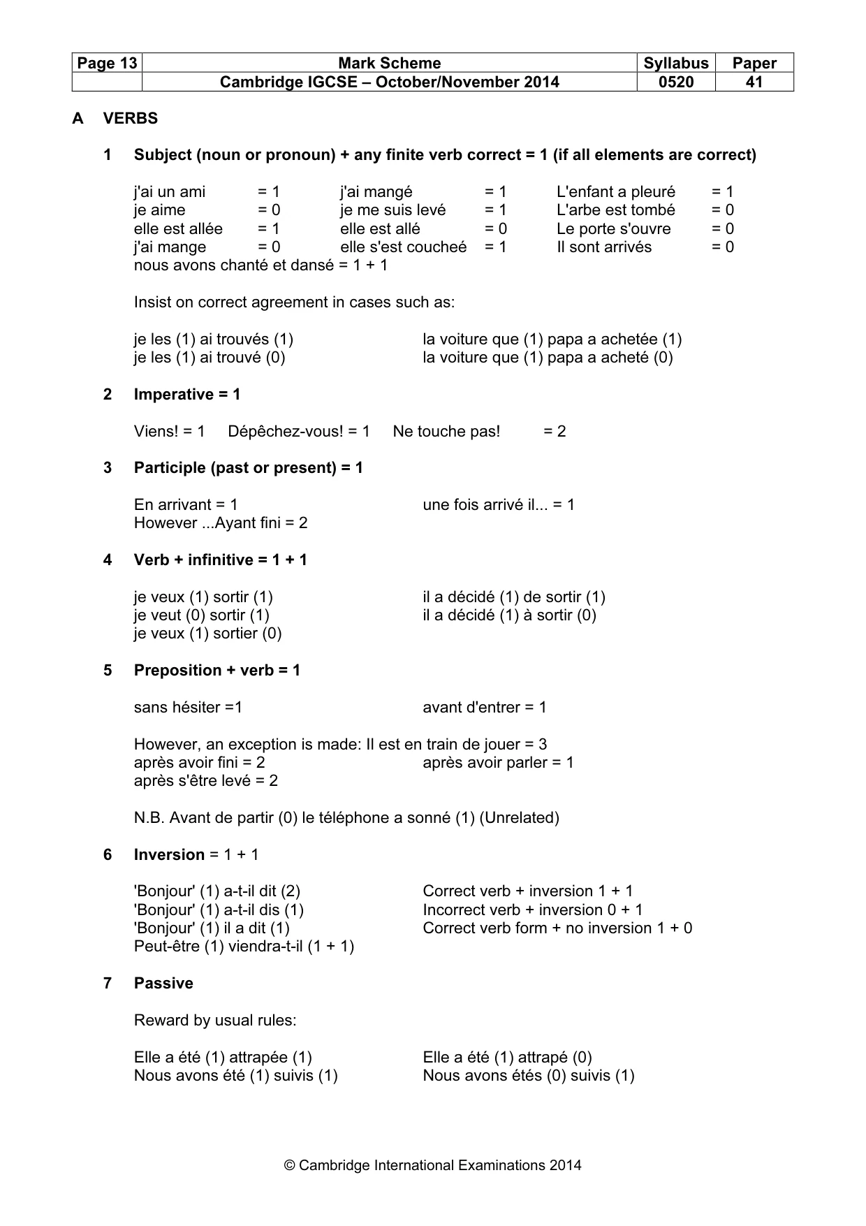 Mark scheme, page 13 of 23