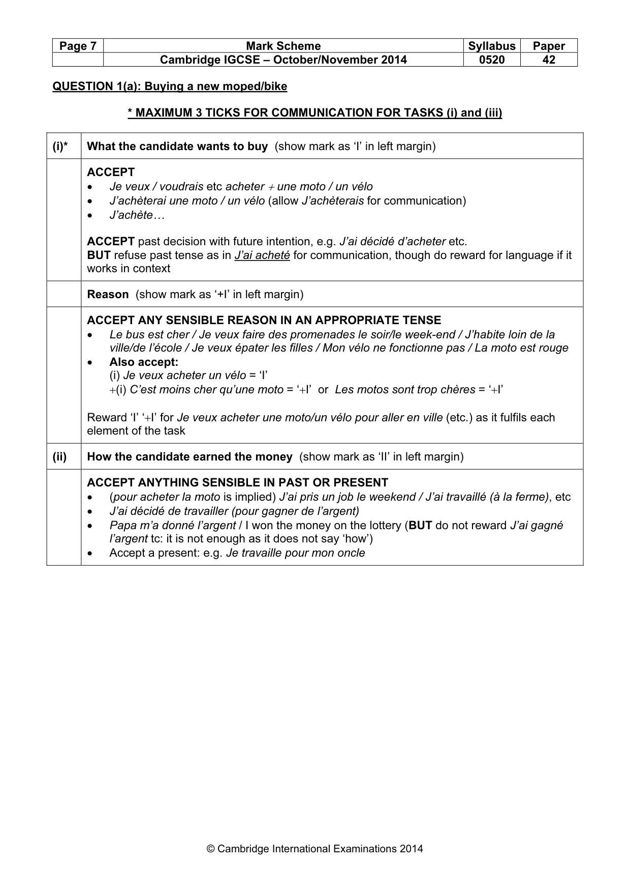 Mark scheme, page 7 of 24