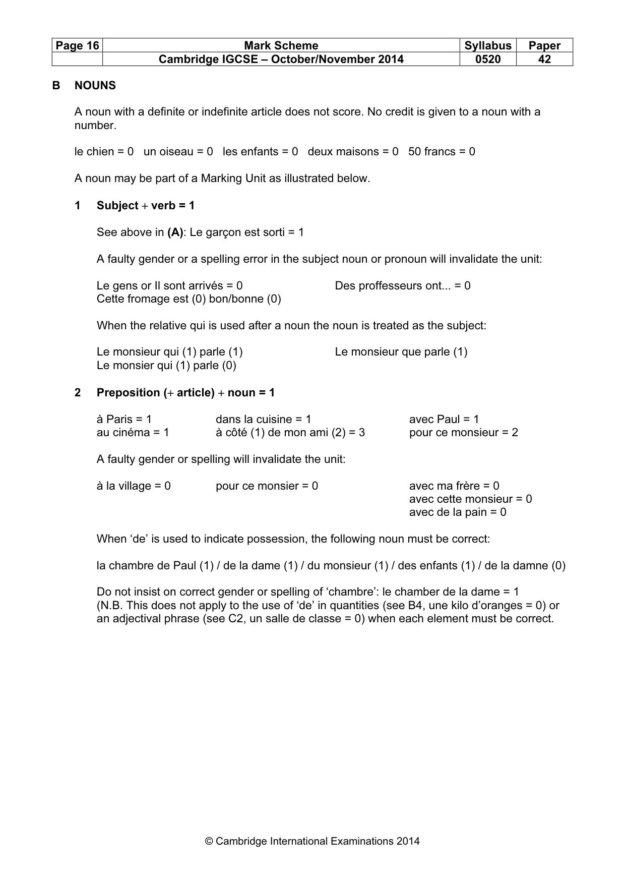 Mark scheme, page 16 of 24