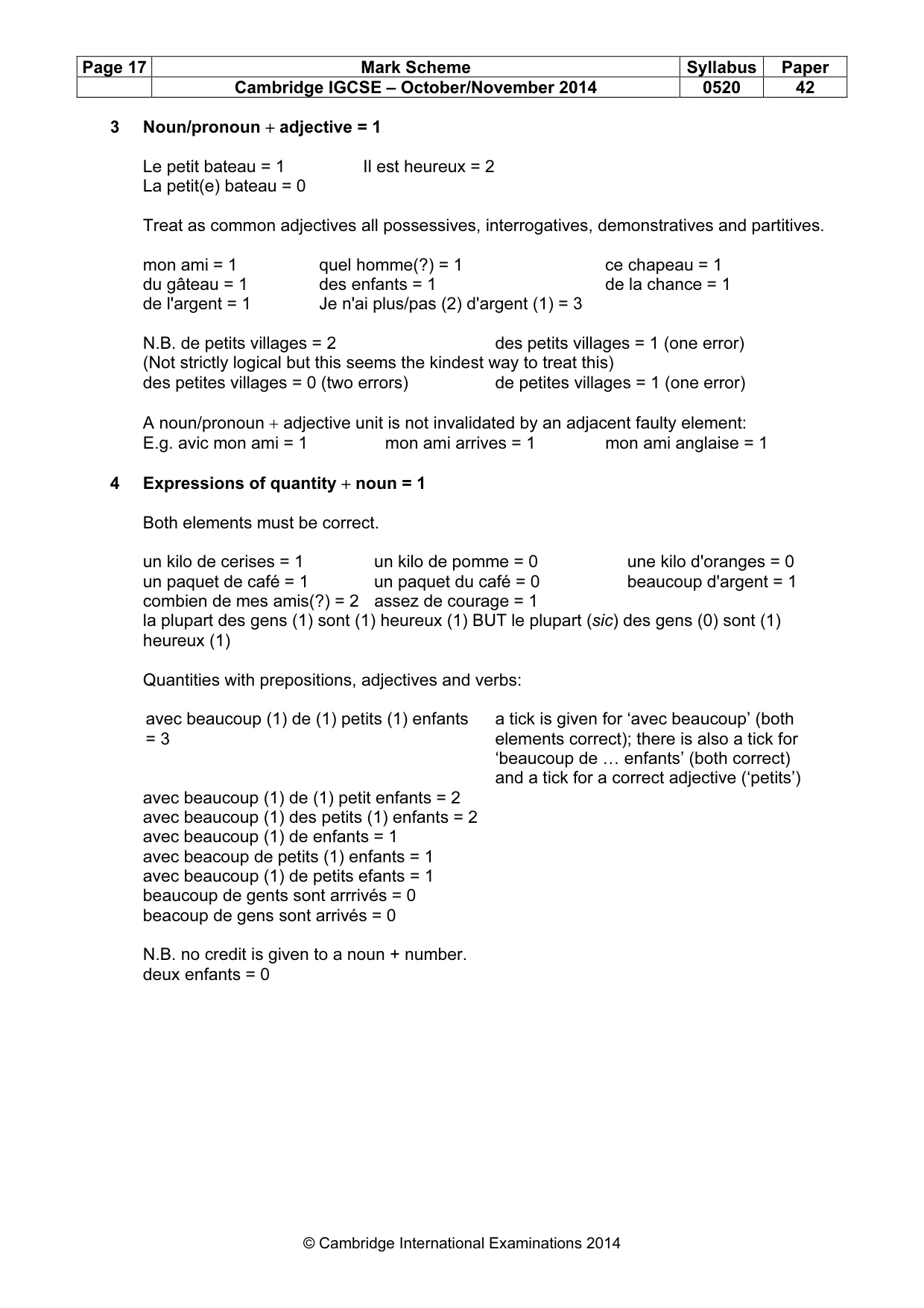 Mark scheme, page 17 of 24