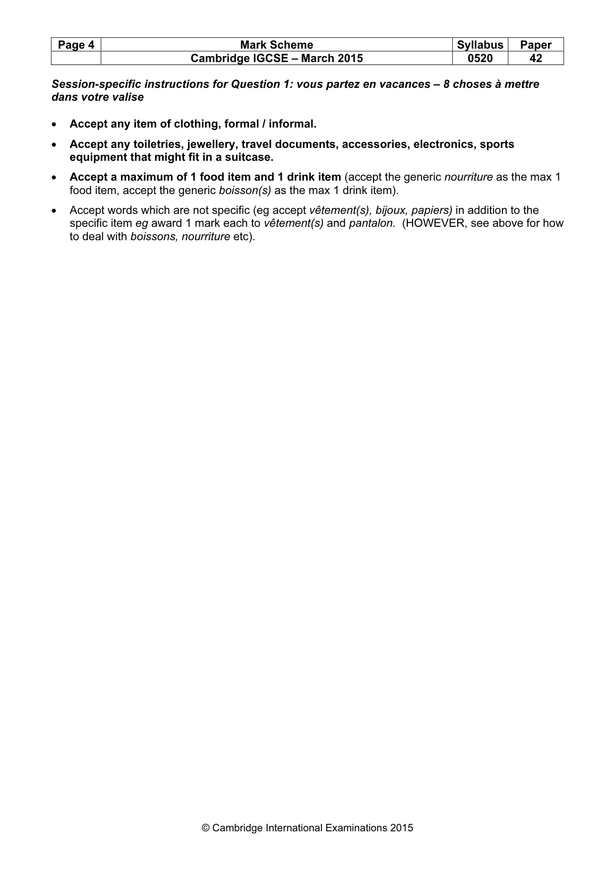 Mark scheme, page 4 of 34