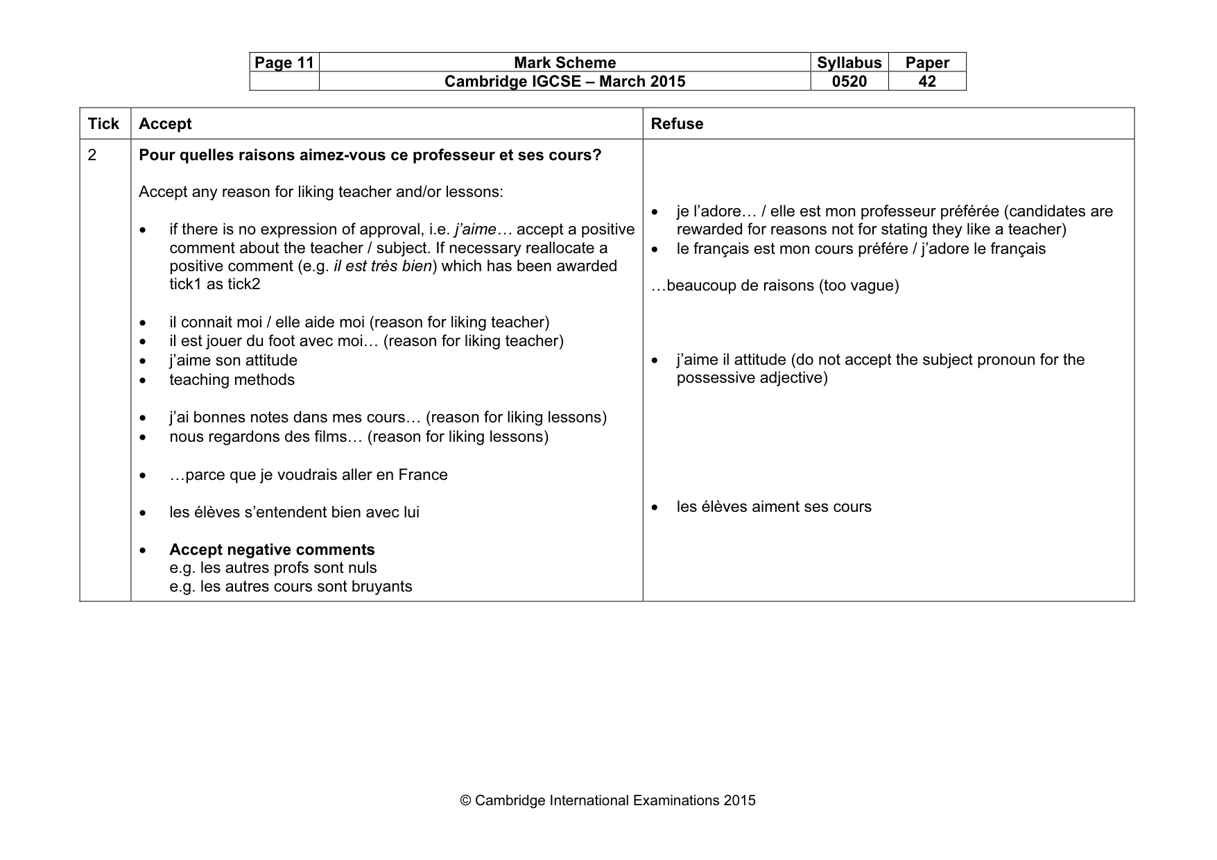Mark scheme, page 11 of 34