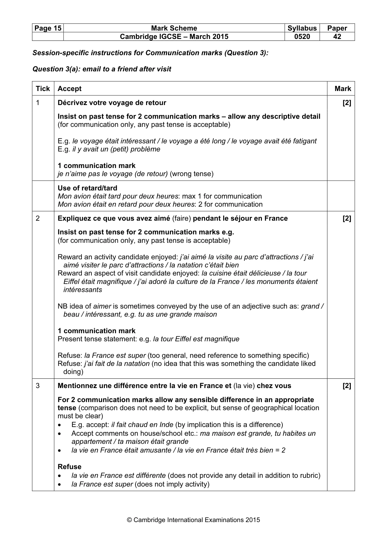 Mark scheme, page 15 of 34
