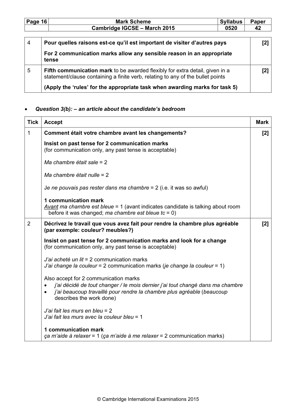 Mark scheme, page 16 of 34