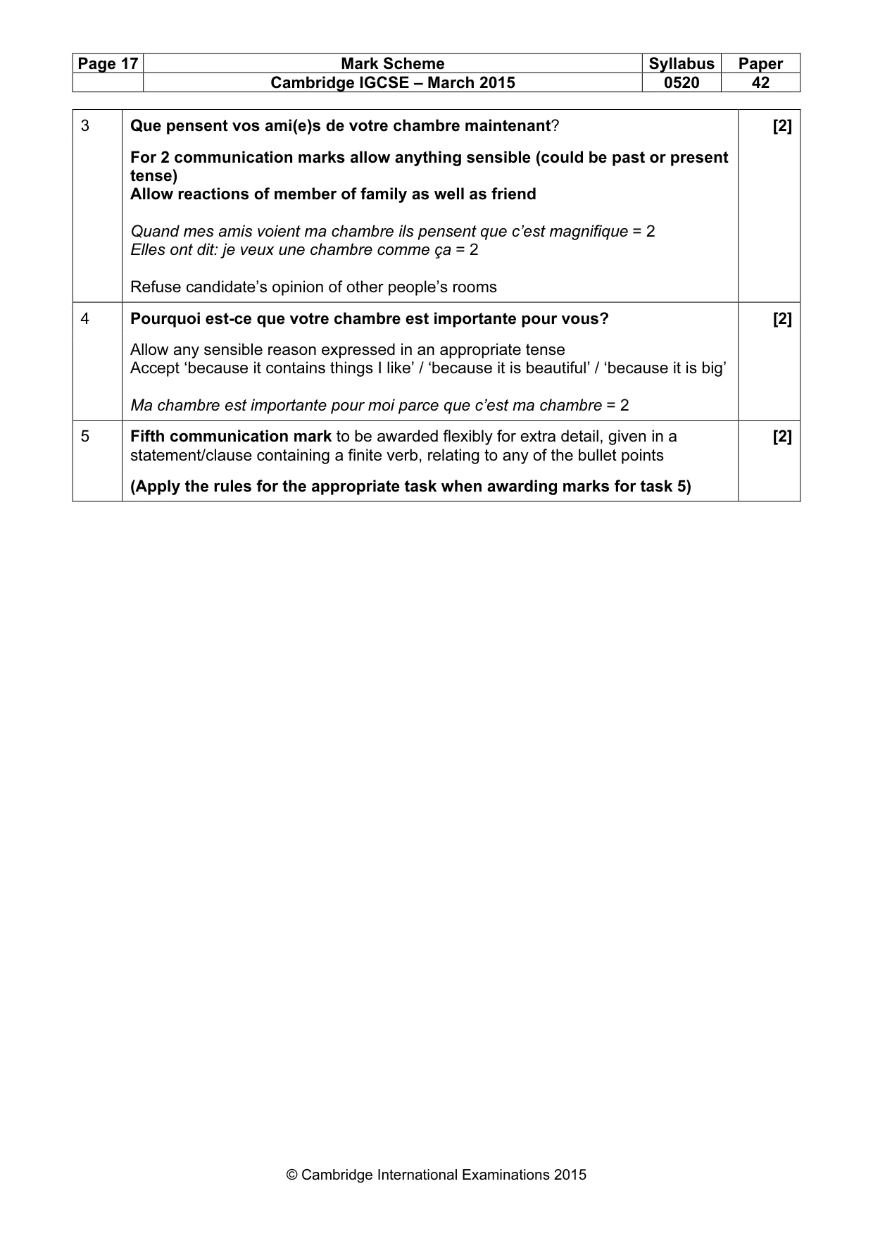 Mark scheme, page 17 of 34