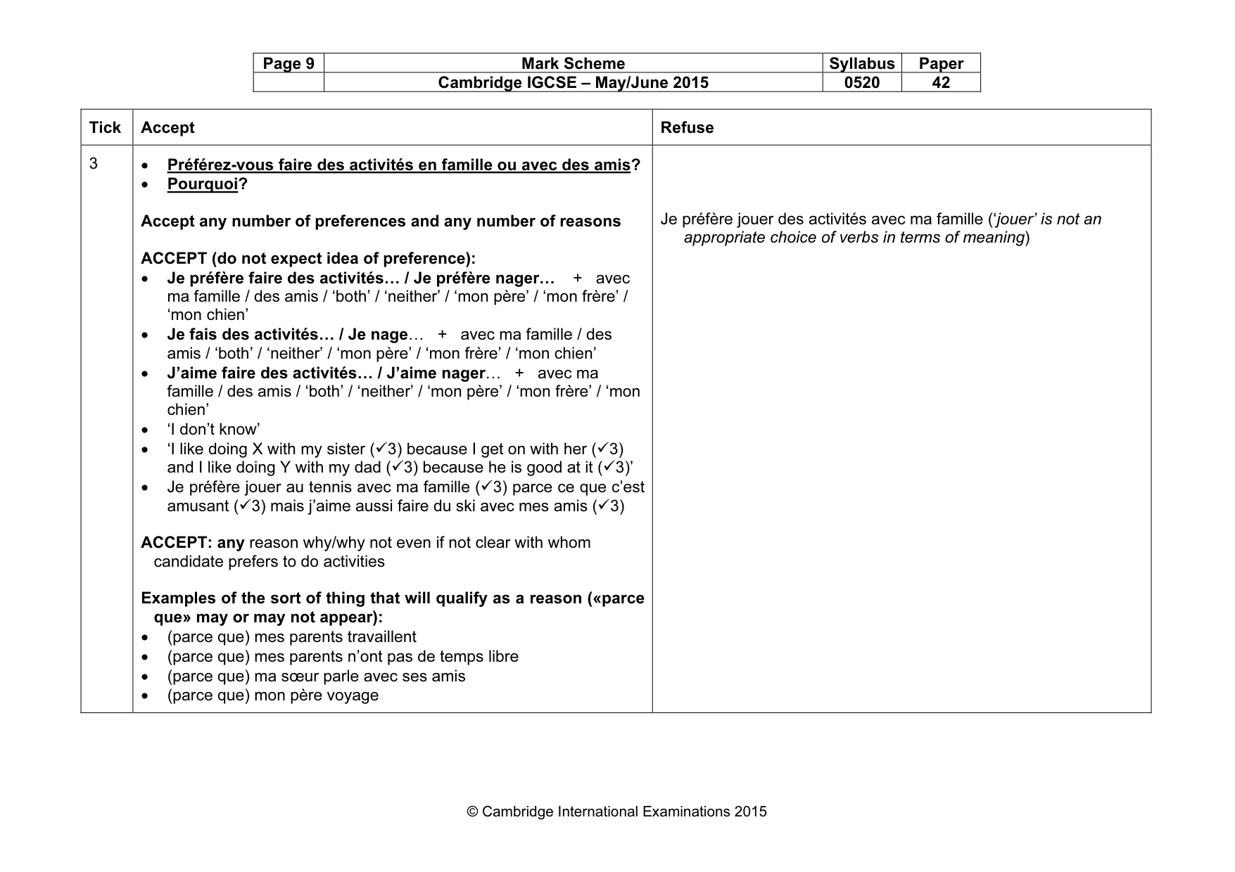 Mark scheme, page 9 of 34
