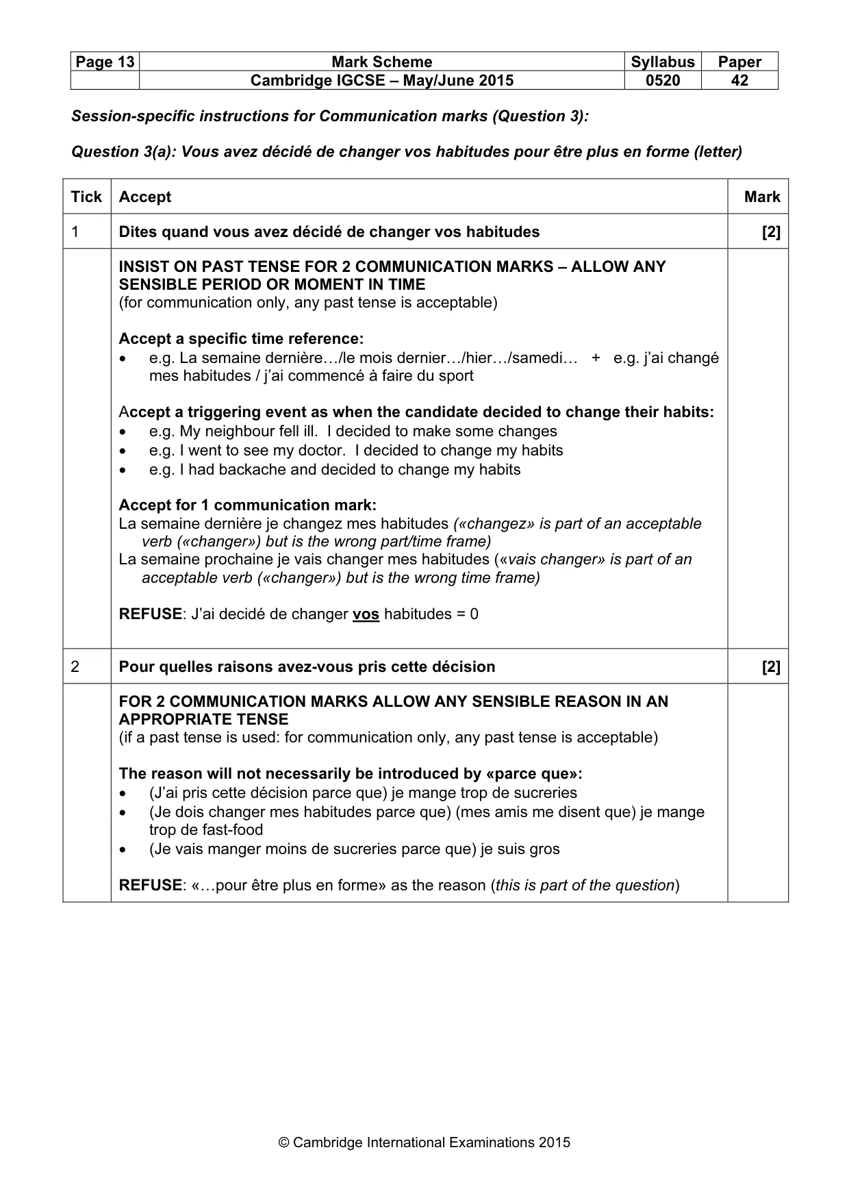 Mark scheme, page 13 of 34