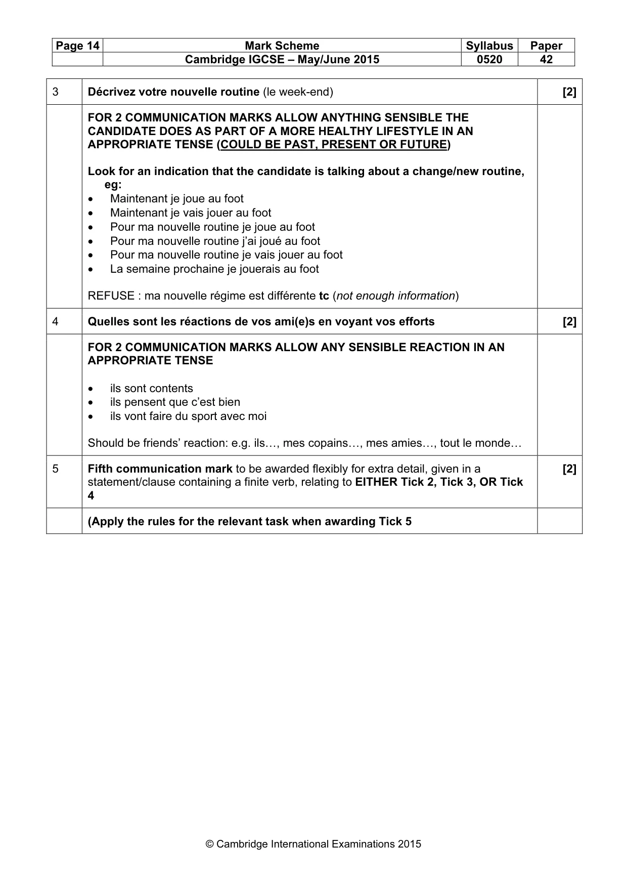 Mark scheme, page 14 of 34