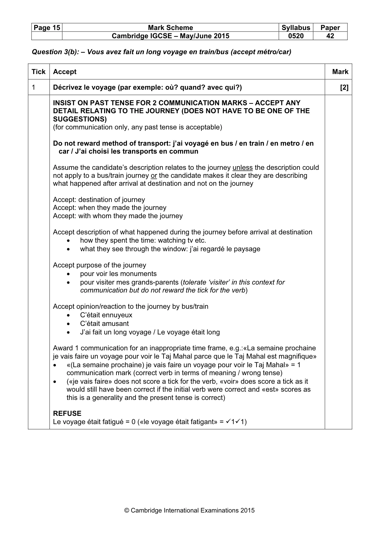Mark scheme, page 15 of 34