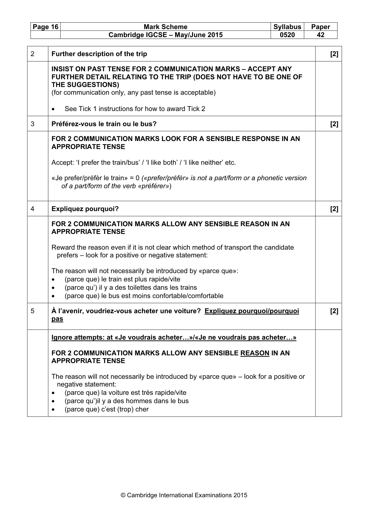 Mark scheme, page 16 of 34