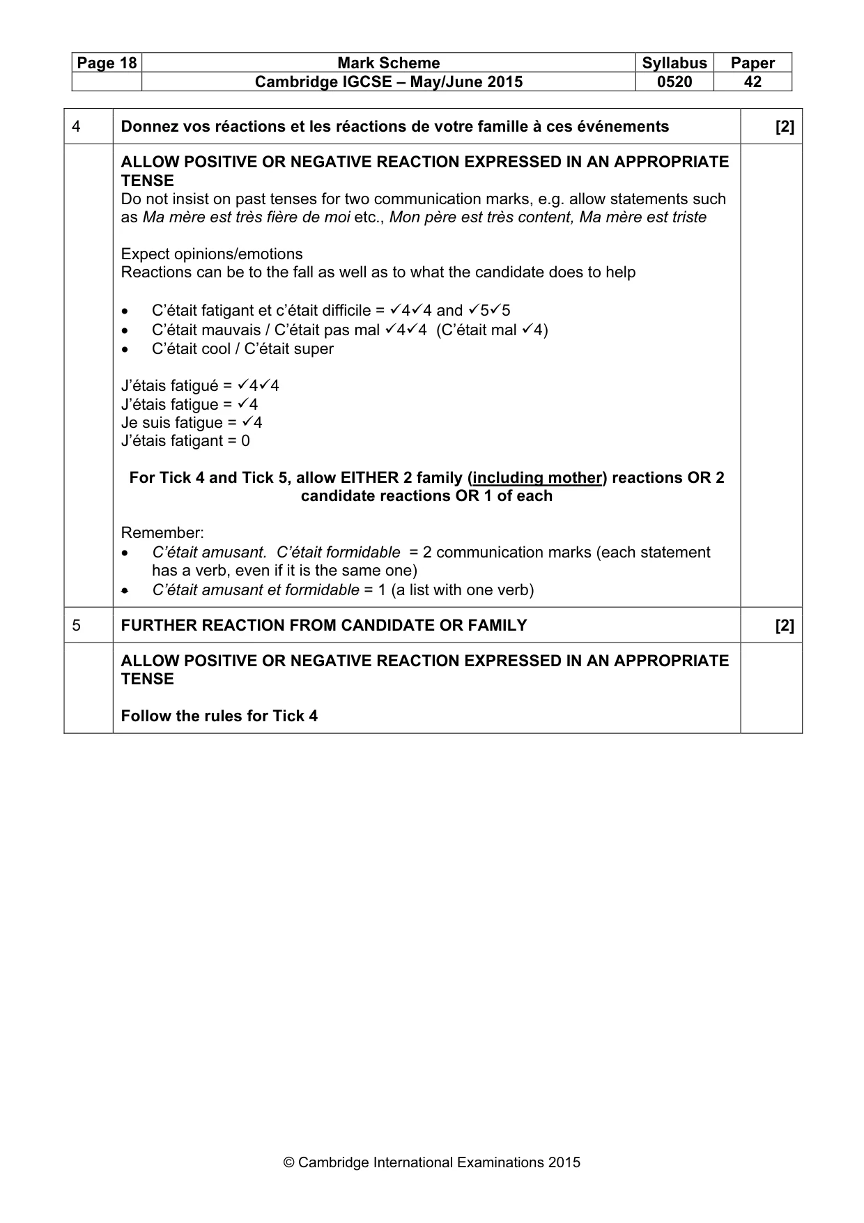 Mark scheme, page 18 of 34