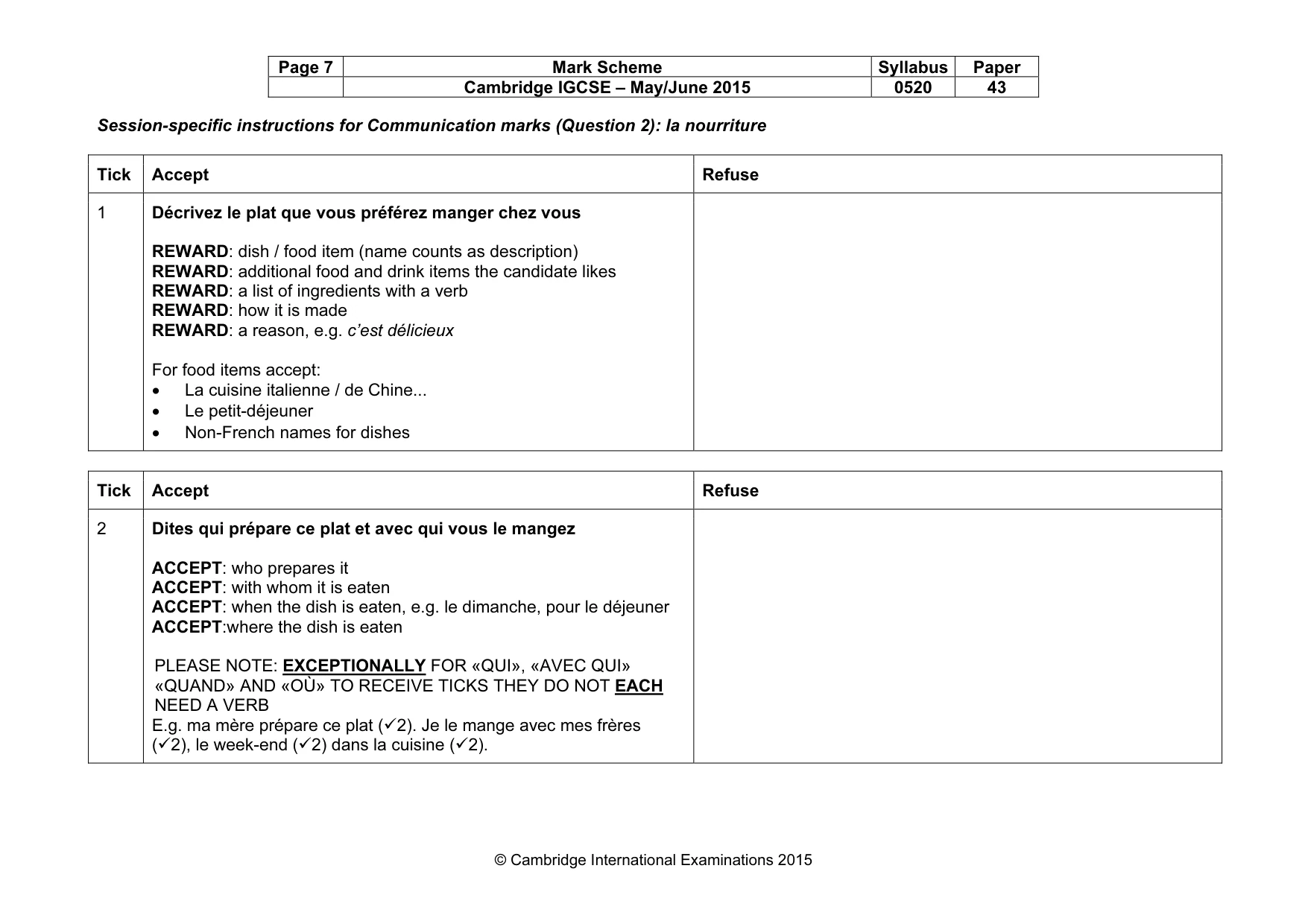 Mark scheme, page 7 of 32