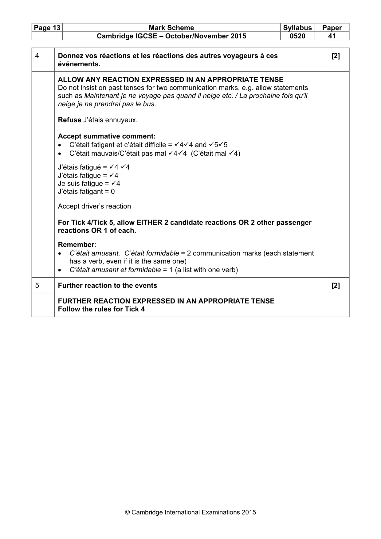 Mark scheme, page 13 of 30