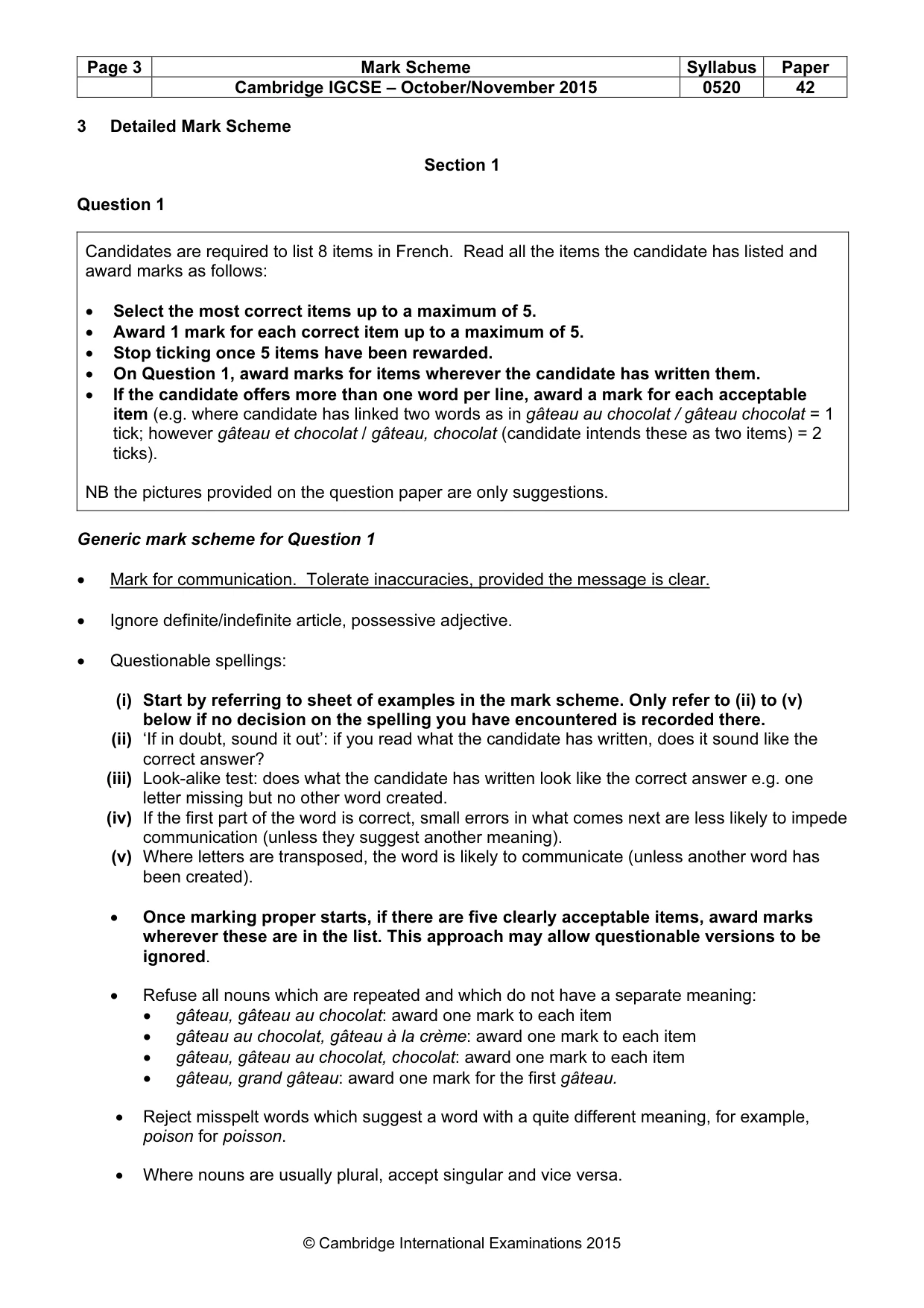 Mark scheme, page 3 of 35