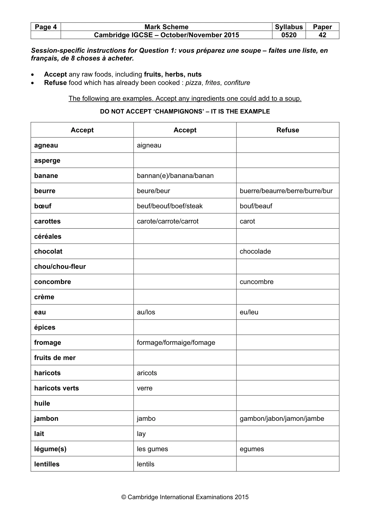 Mark scheme, page 4 of 35