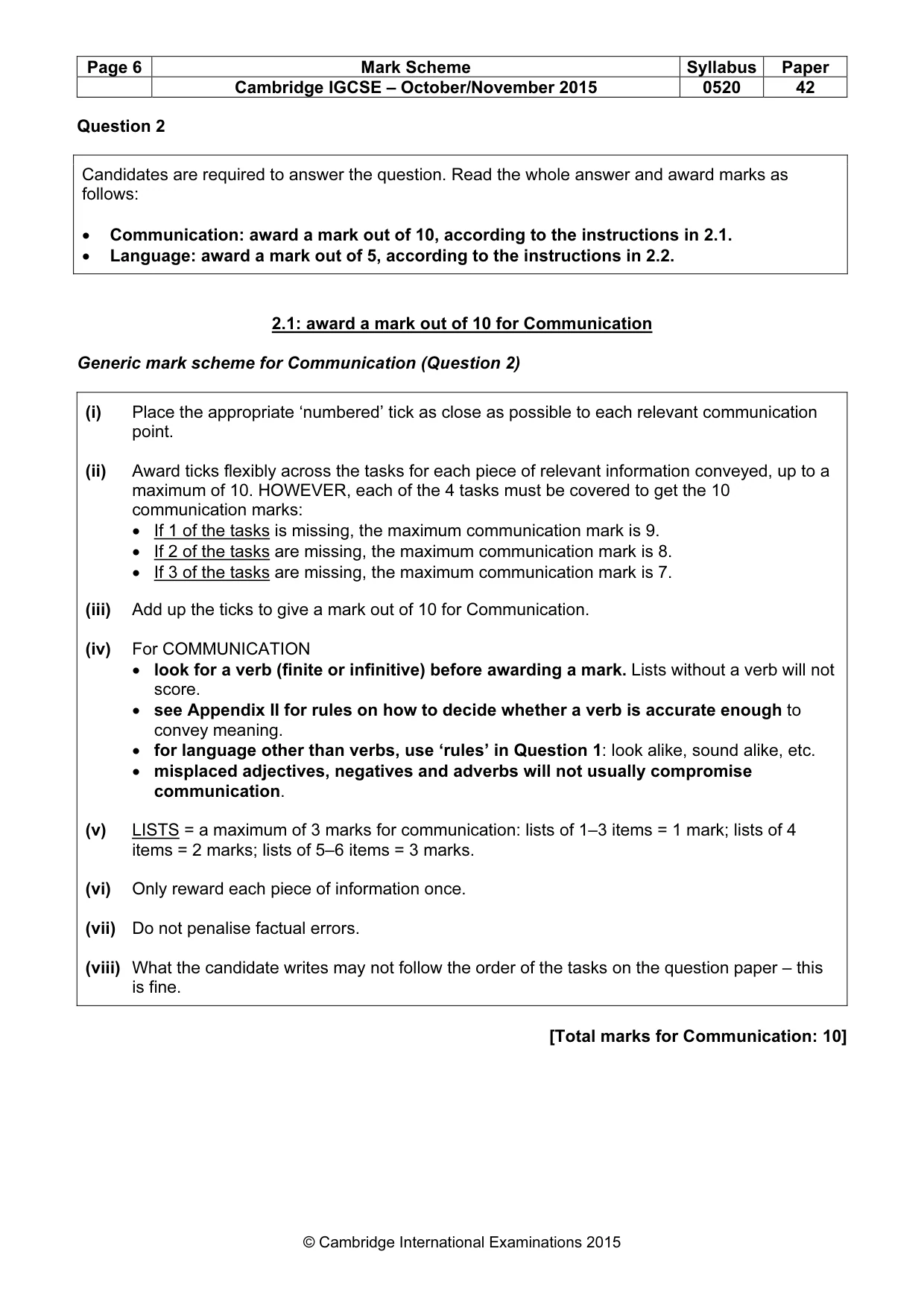 Mark scheme, page 6 of 35