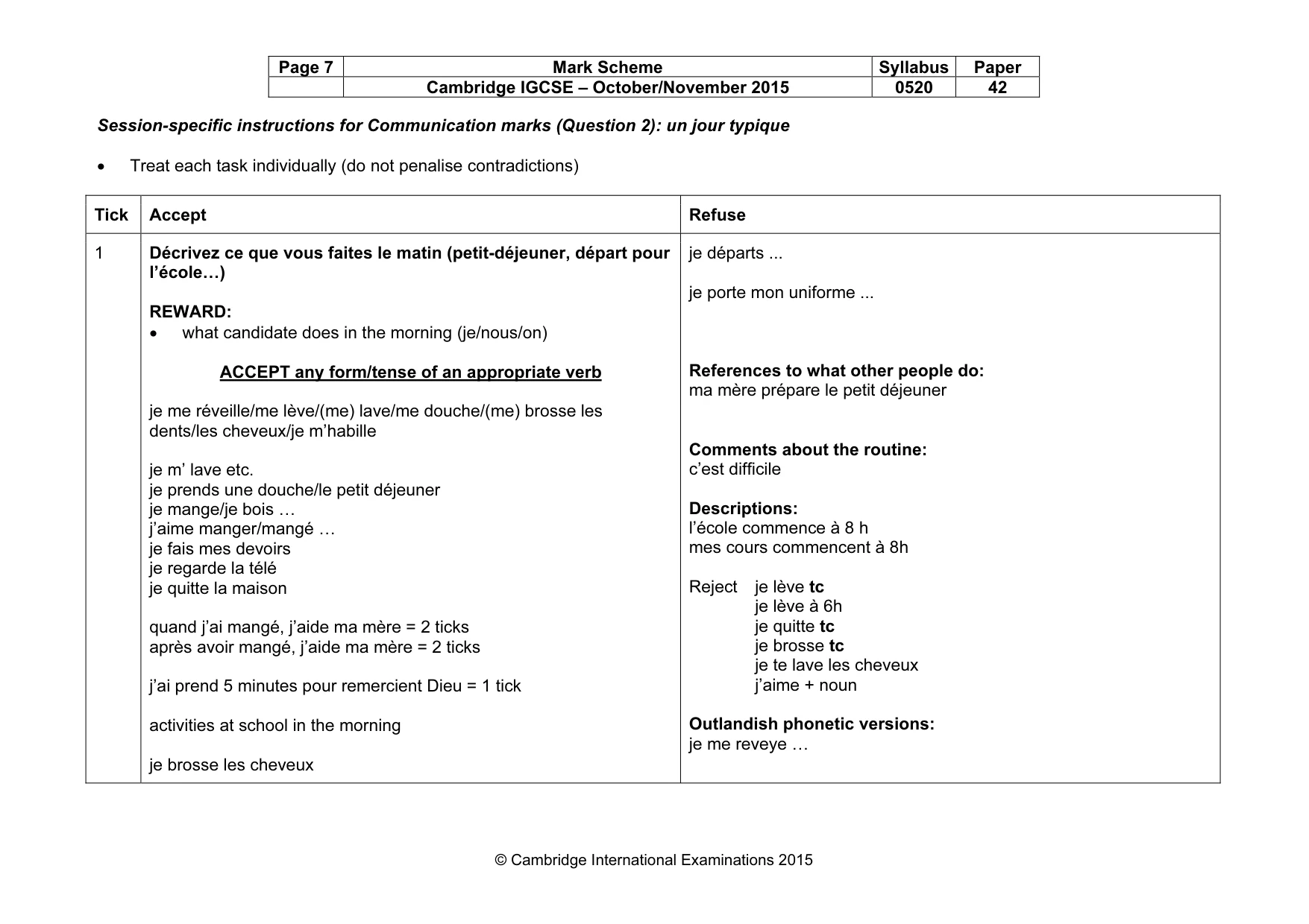 Mark scheme, page 7 of 35