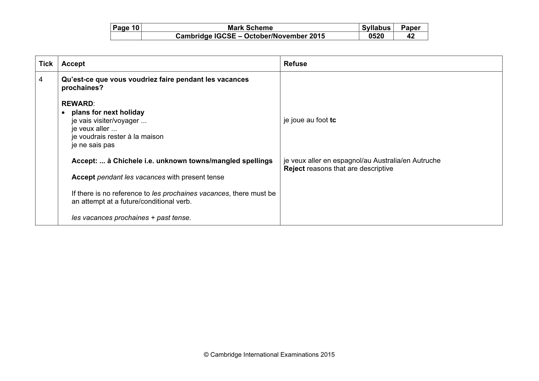 Mark scheme, page 10 of 35