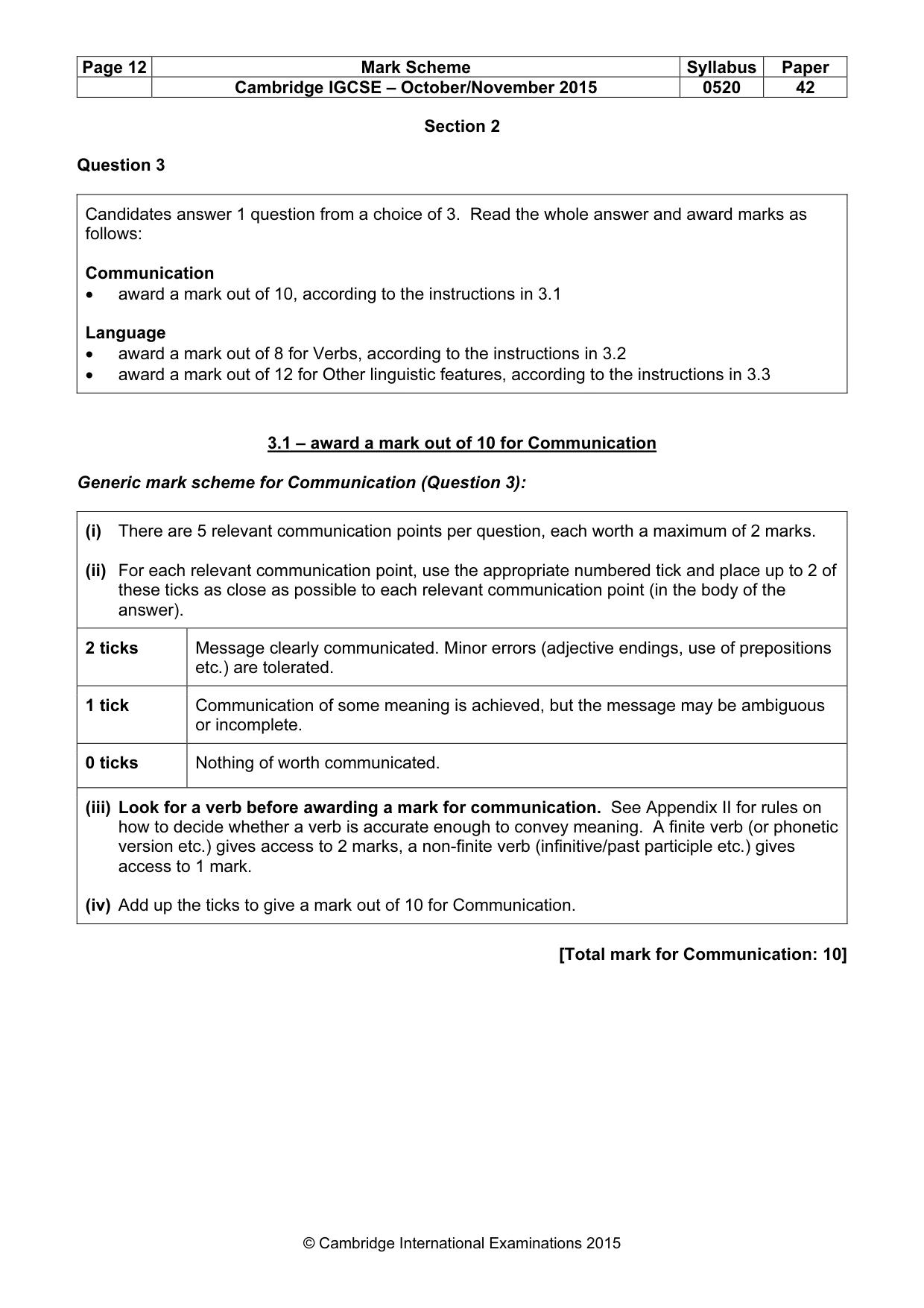 Mark scheme, page 12 of 35