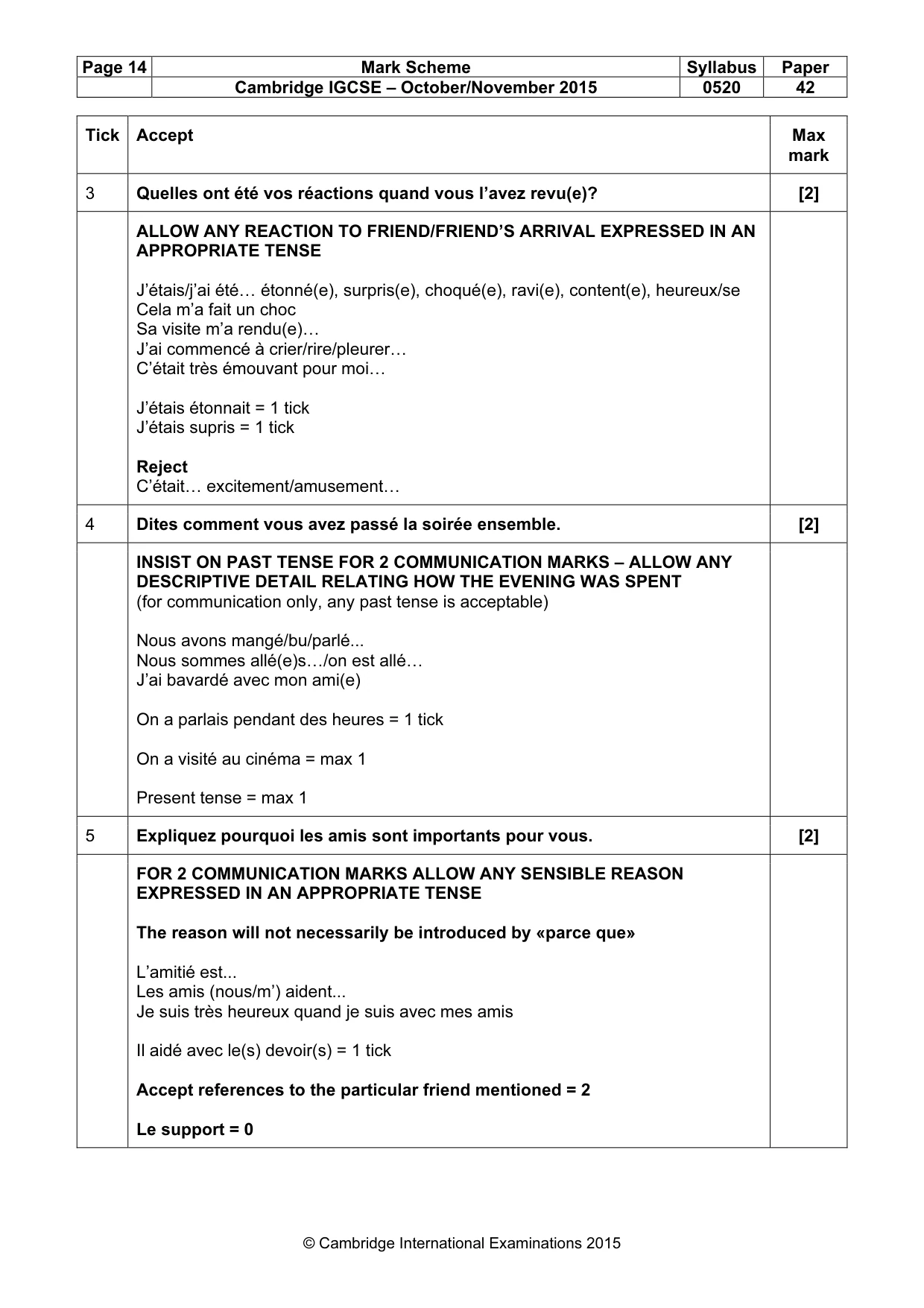 Mark scheme, page 14 of 35