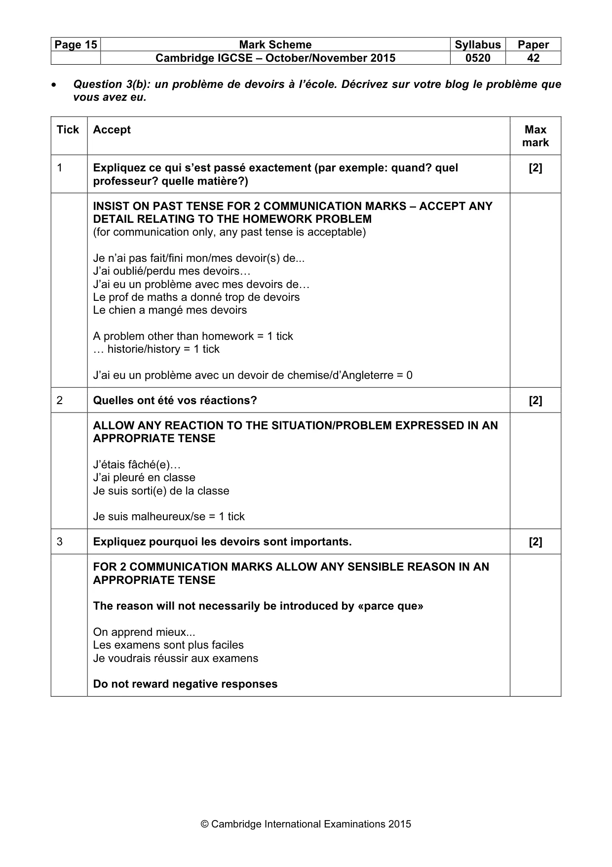 Mark scheme, page 15 of 35