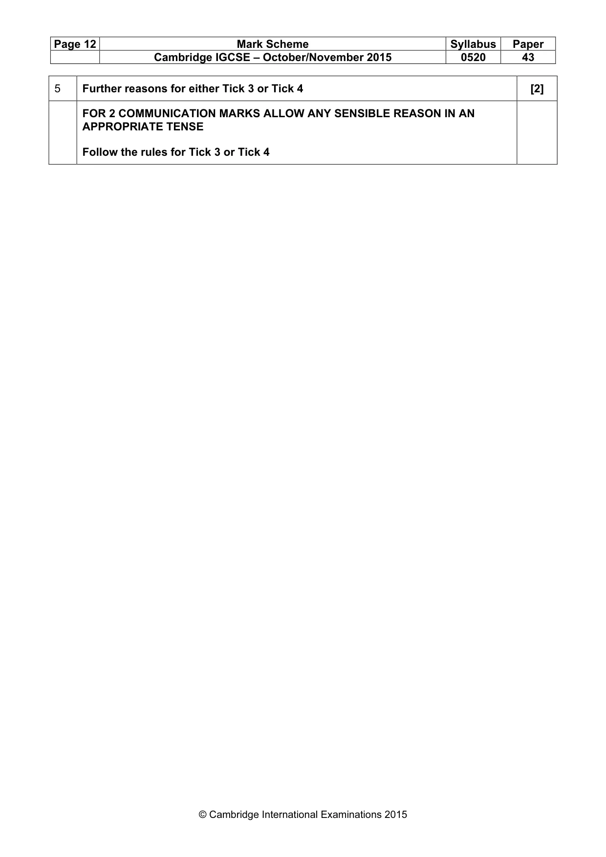 Mark scheme, page 12 of 33