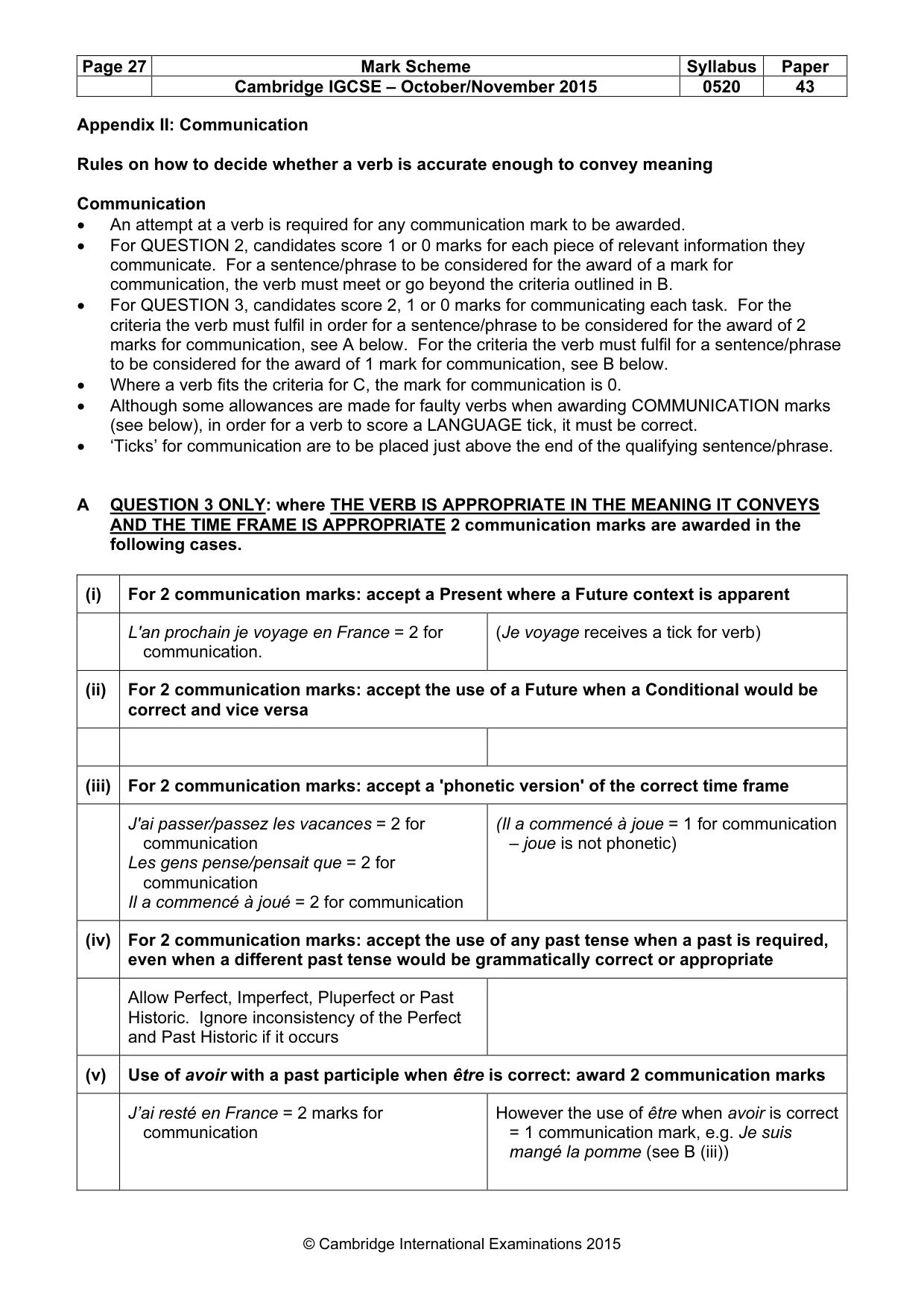 Mark scheme, page 27 of 33