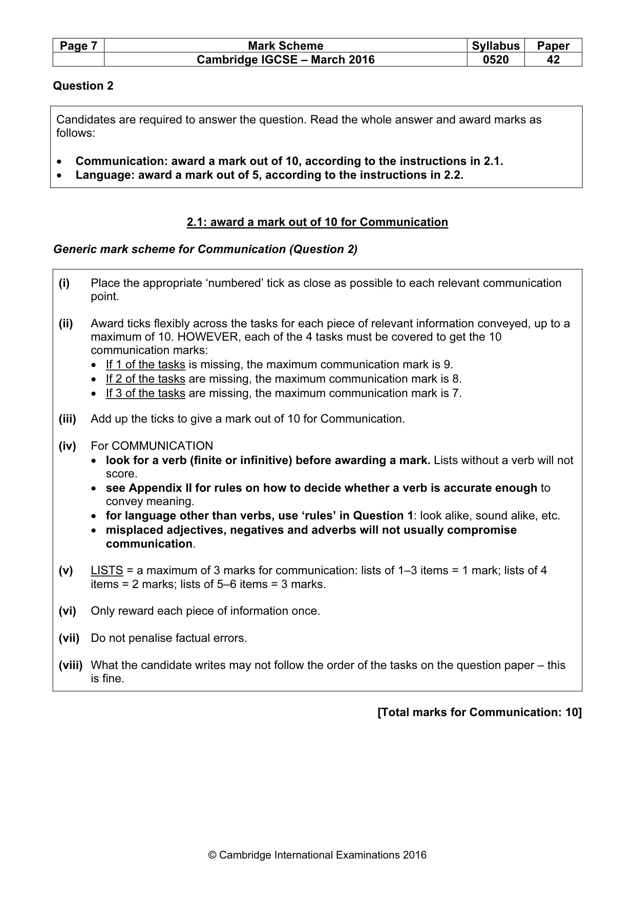 Mark scheme, page 7 of 37