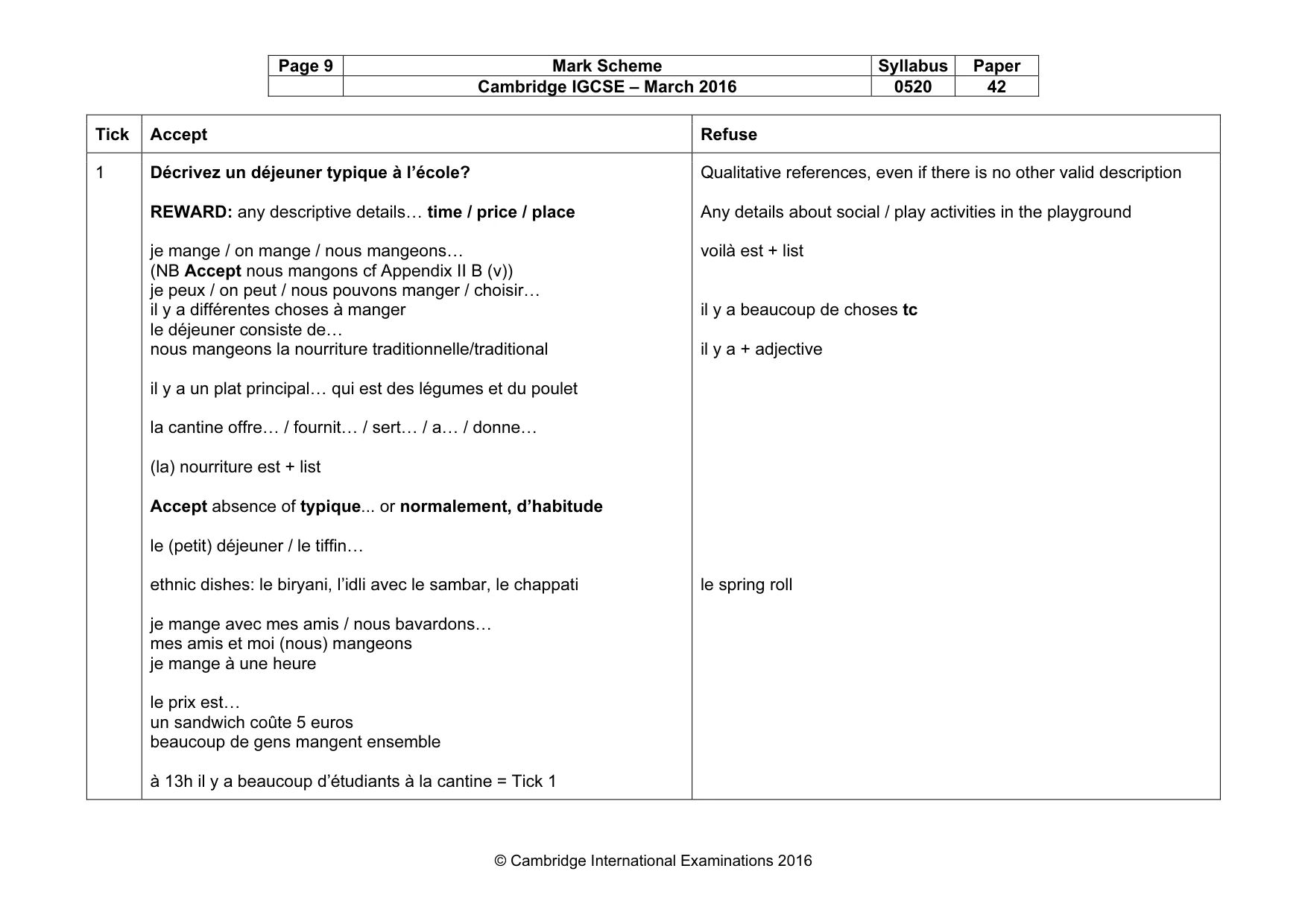 Mark scheme, page 9 of 37