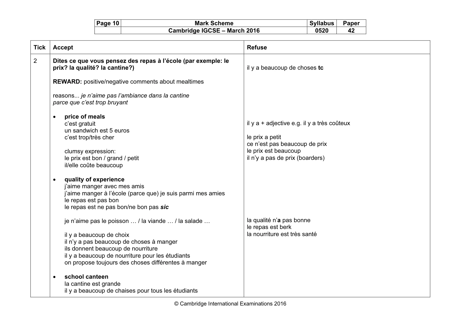 Mark scheme, page 10 of 37