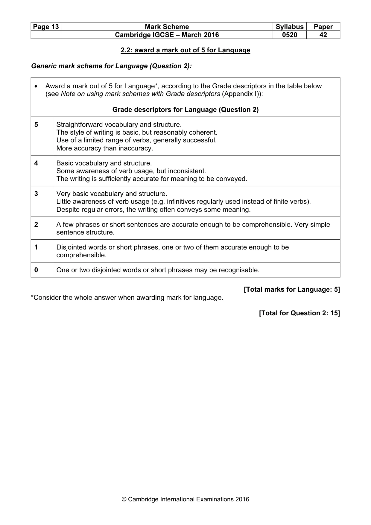 Mark scheme, page 13 of 37
