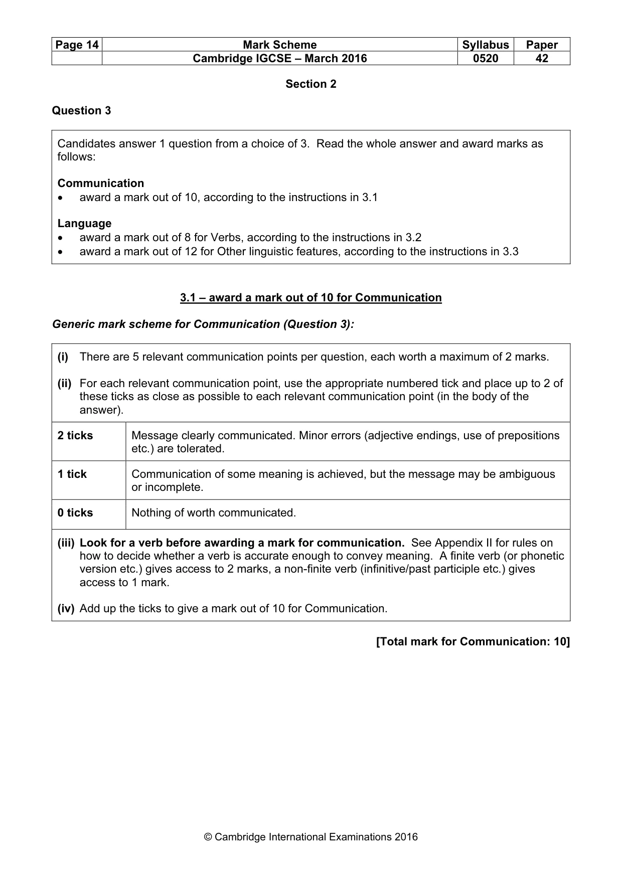 Mark scheme, page 14 of 37