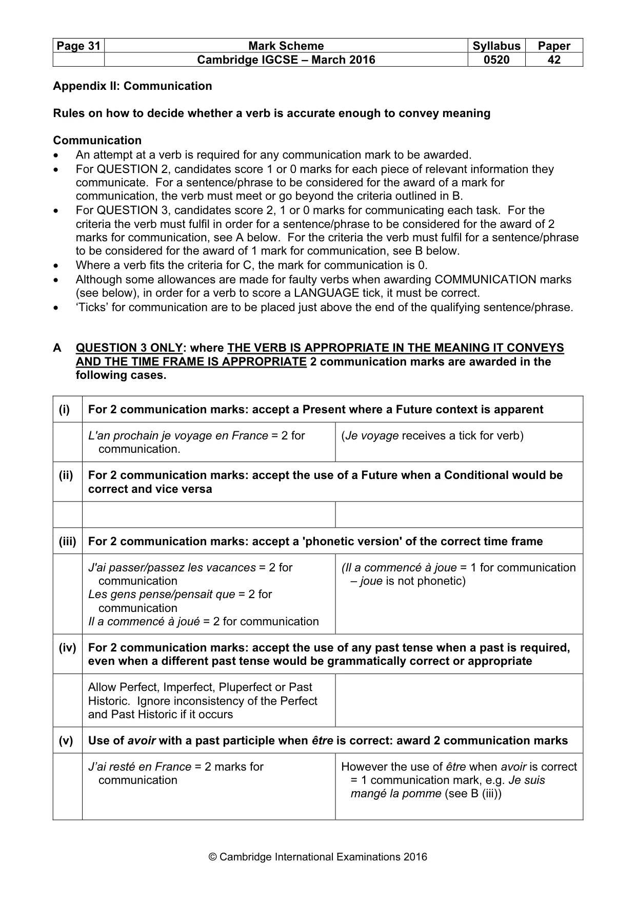 Mark scheme, page 31 of 37