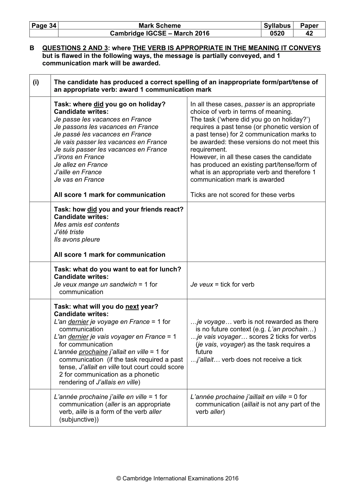 Mark scheme, page 34 of 37