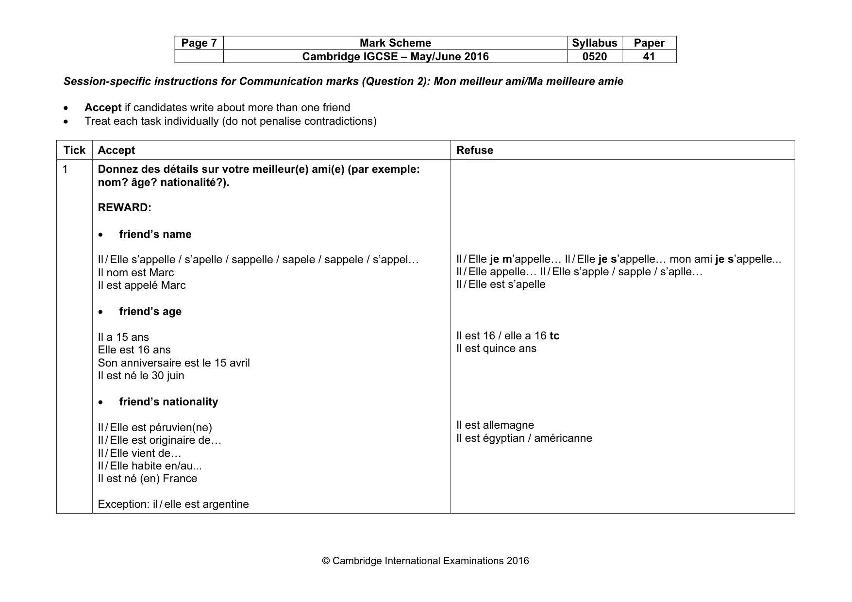 Mark scheme, page 7 of 37