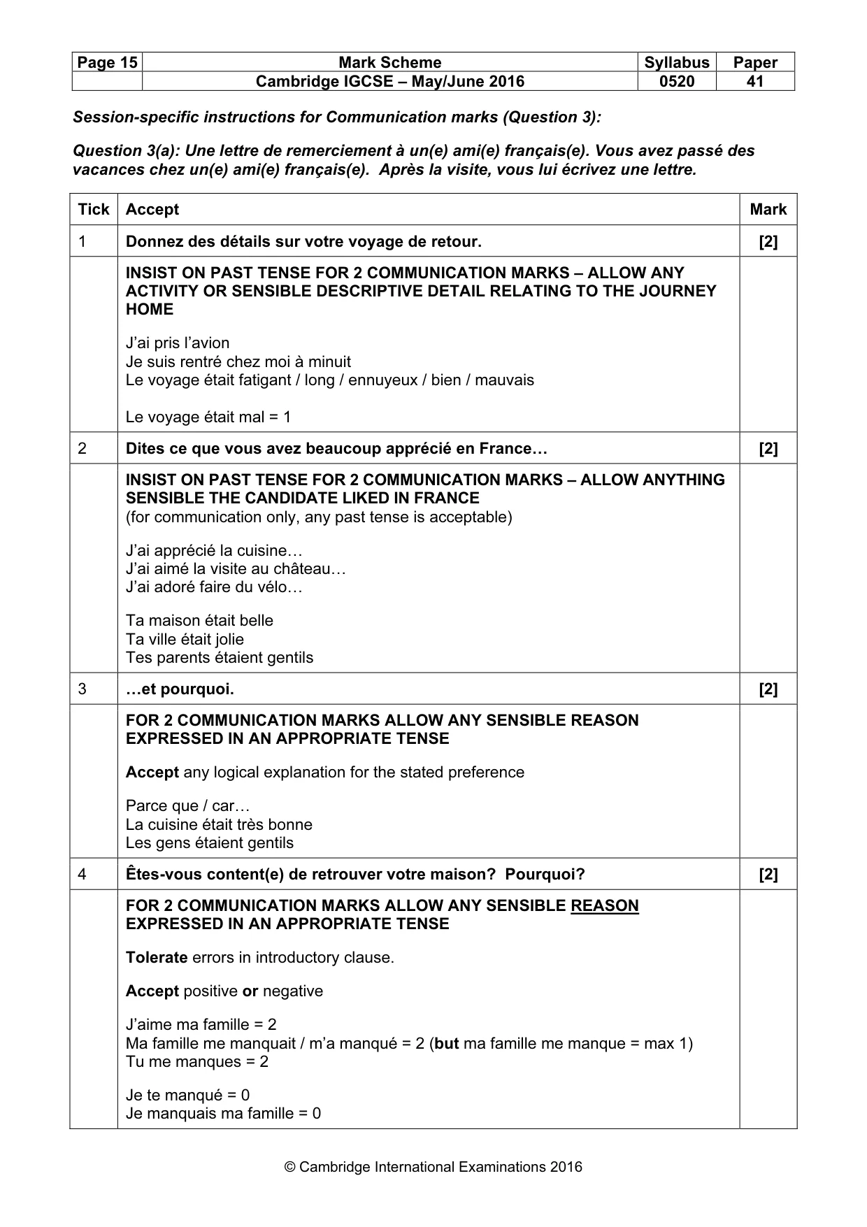Mark scheme, page 15 of 37