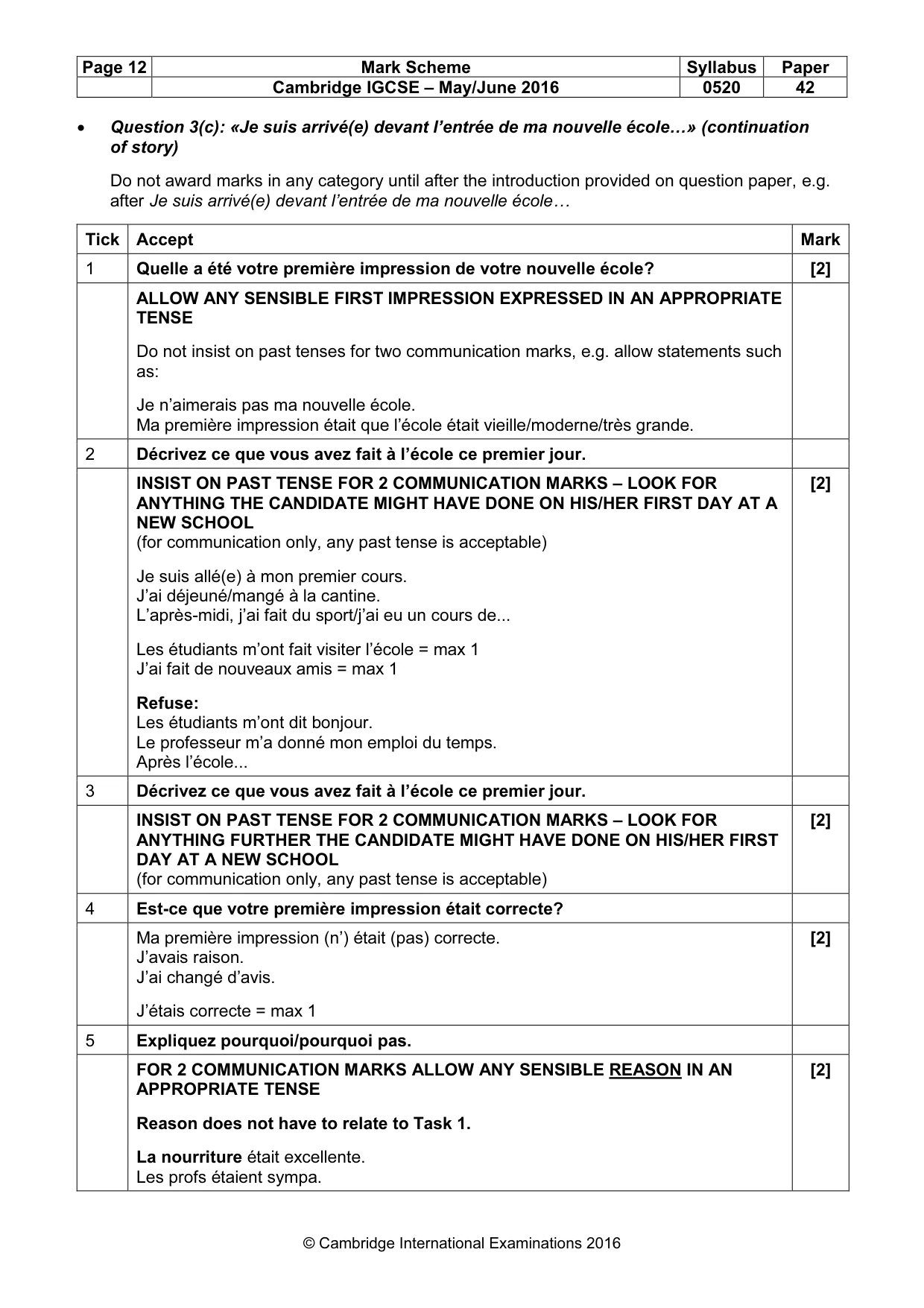 Mark scheme, page 12 of 29