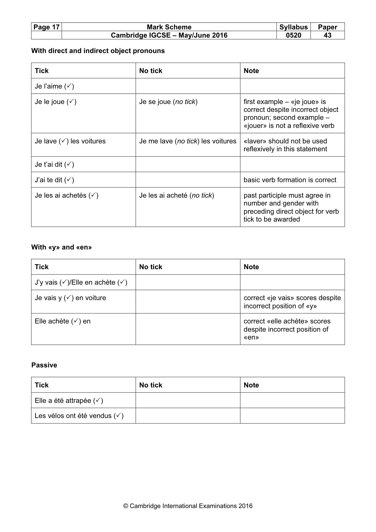 Mark scheme, page 17 of 31