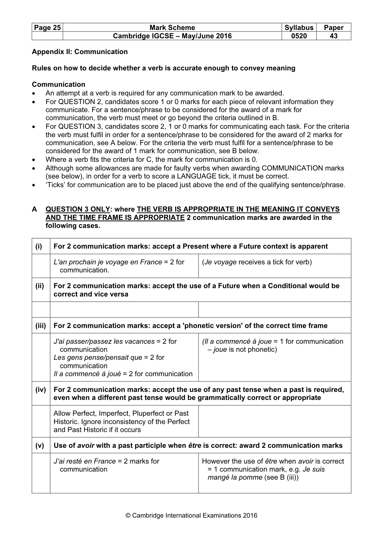 Mark scheme, page 25 of 31