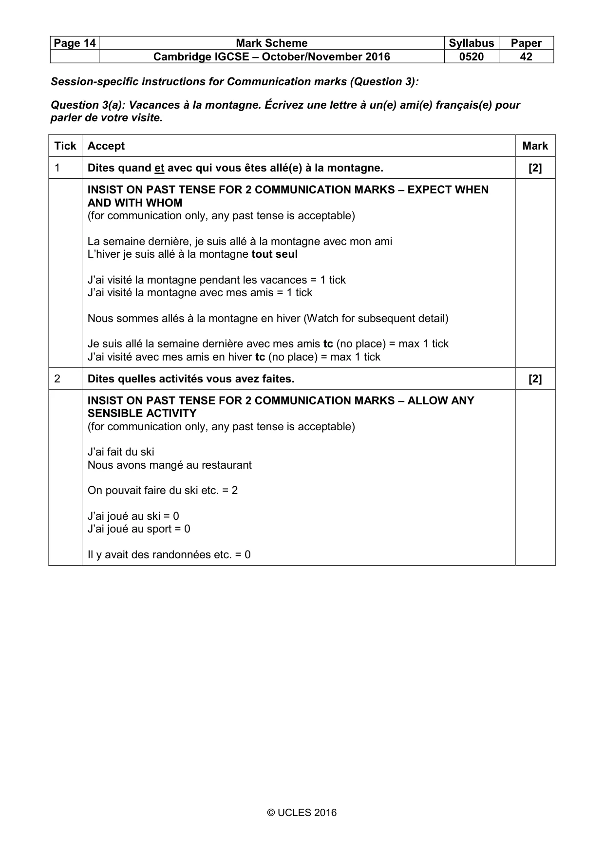 Mark scheme, page 14 of 37