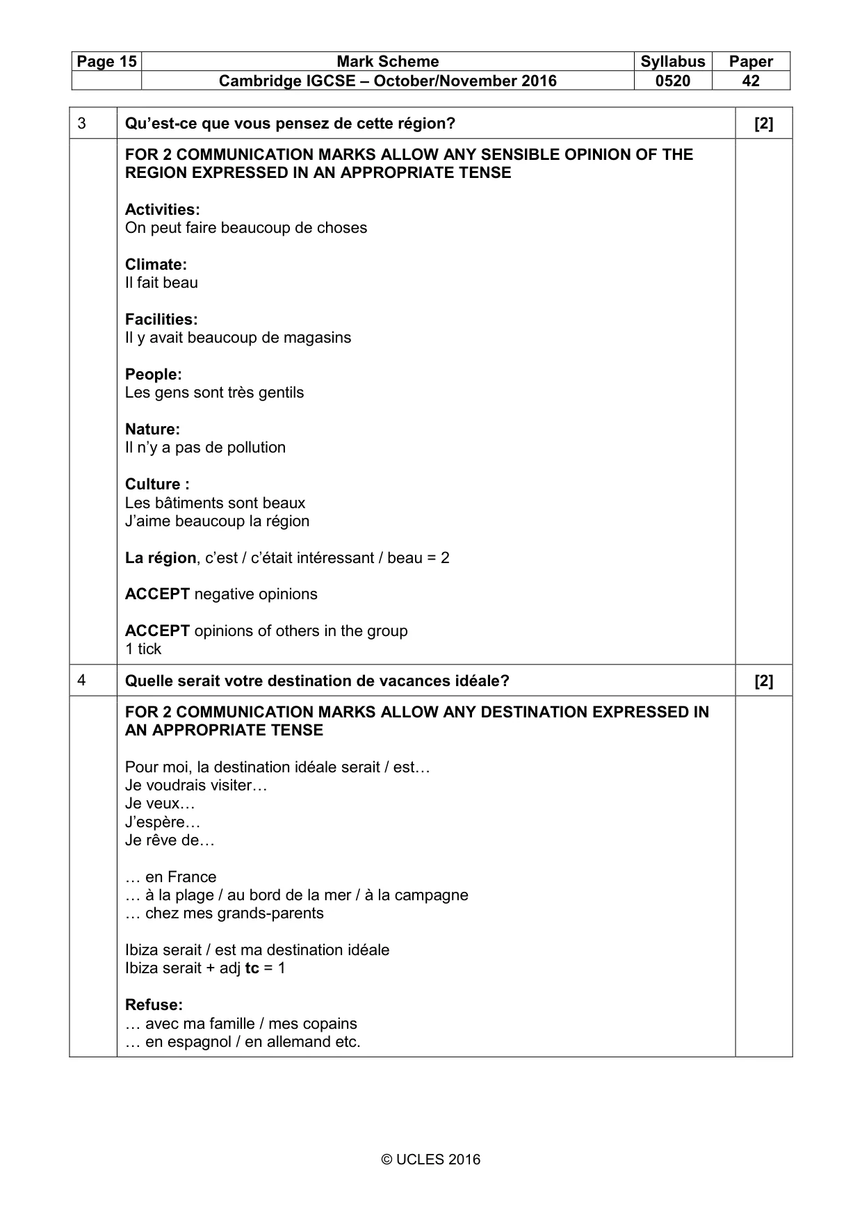 Mark scheme, page 15 of 37