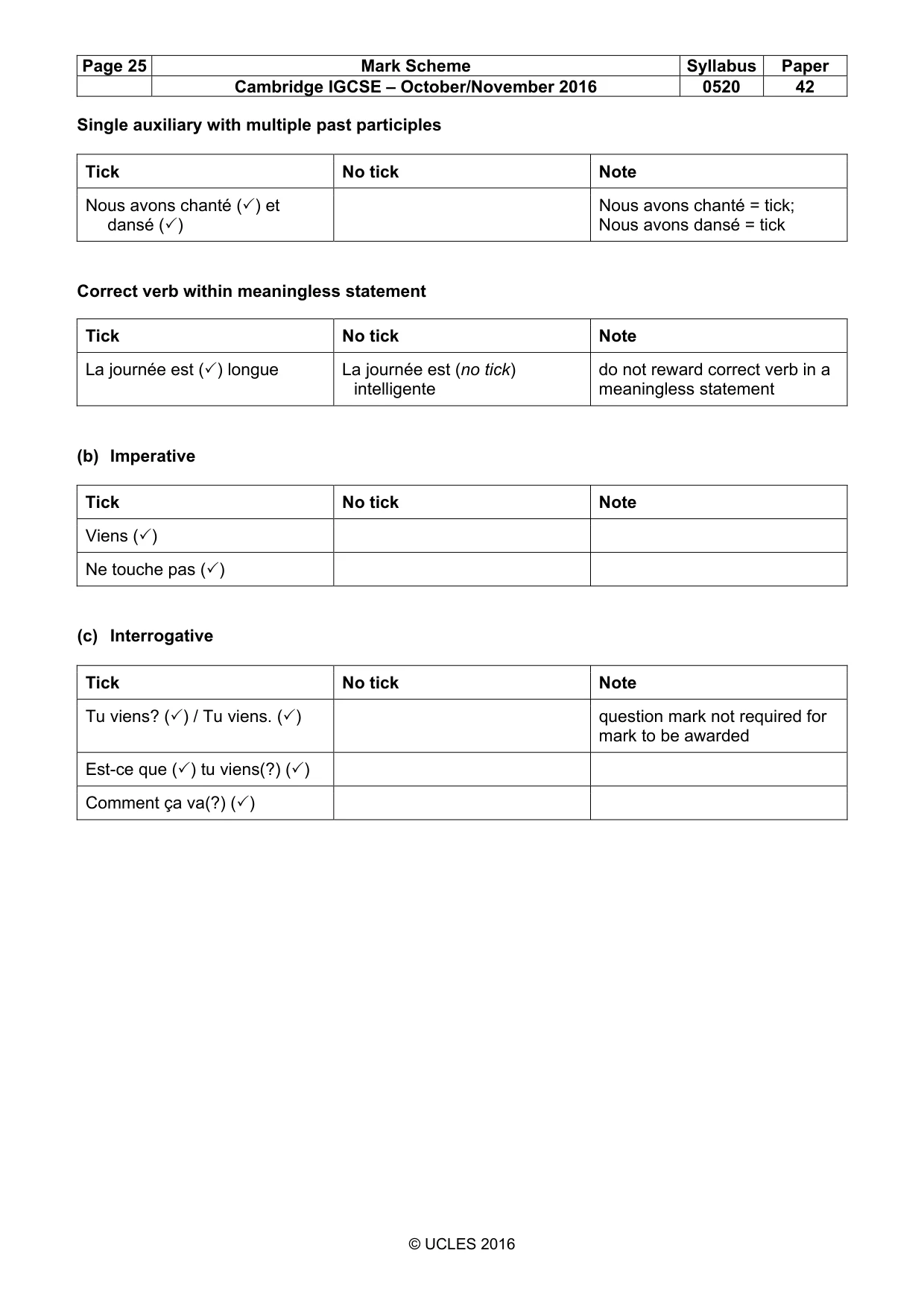 Mark scheme, page 25 of 37