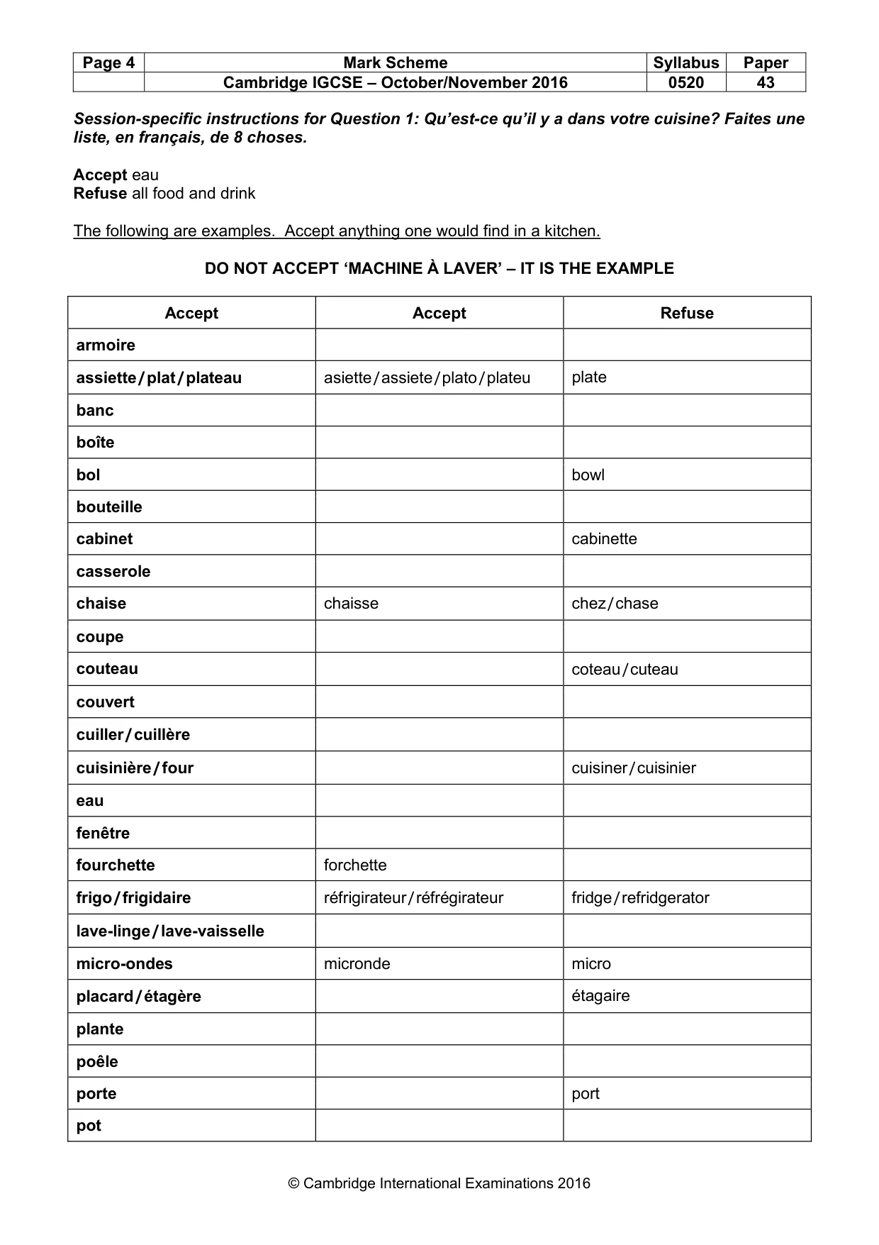 Mark scheme, page 4 of 34