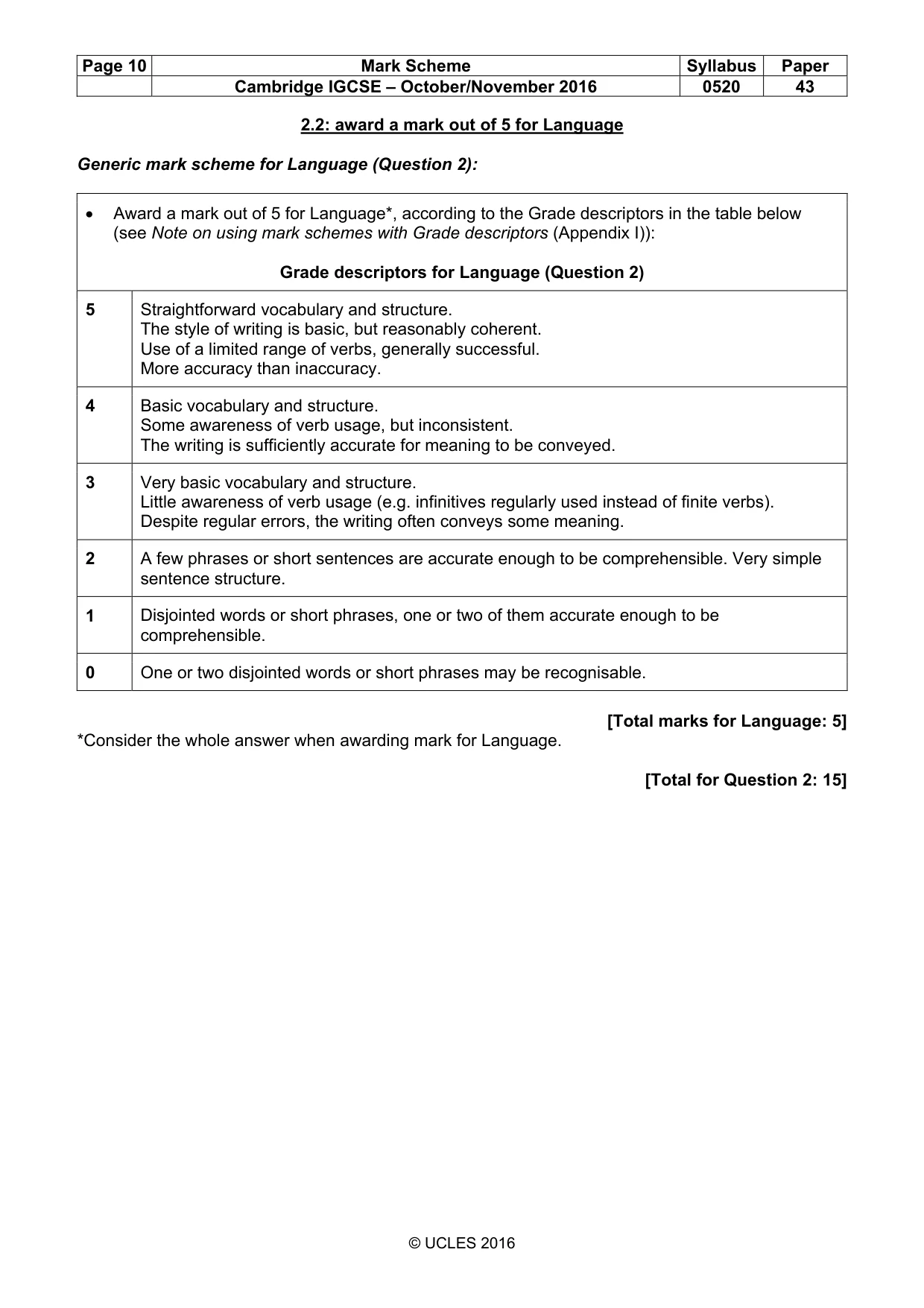 Mark scheme, page 10 of 34