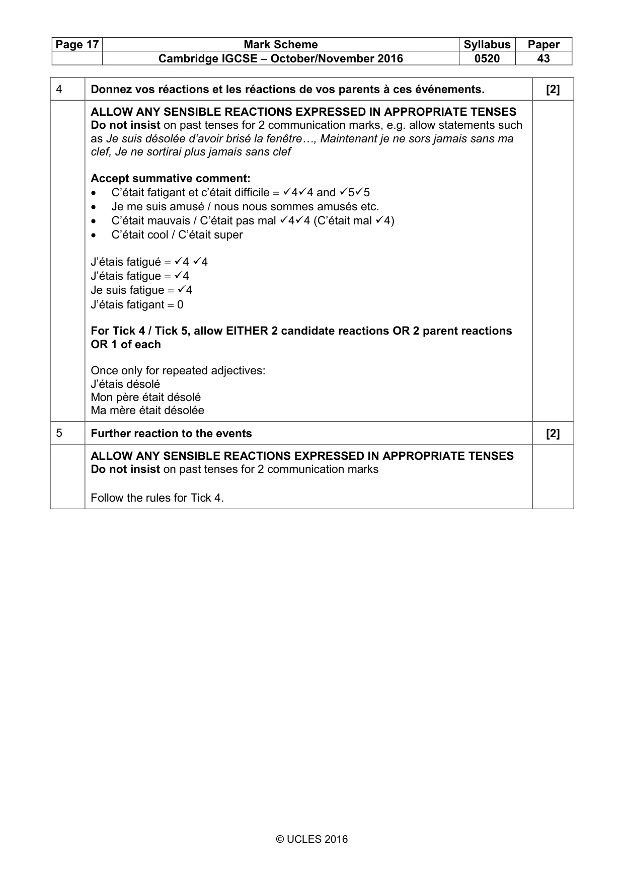 Mark scheme, page 17 of 34