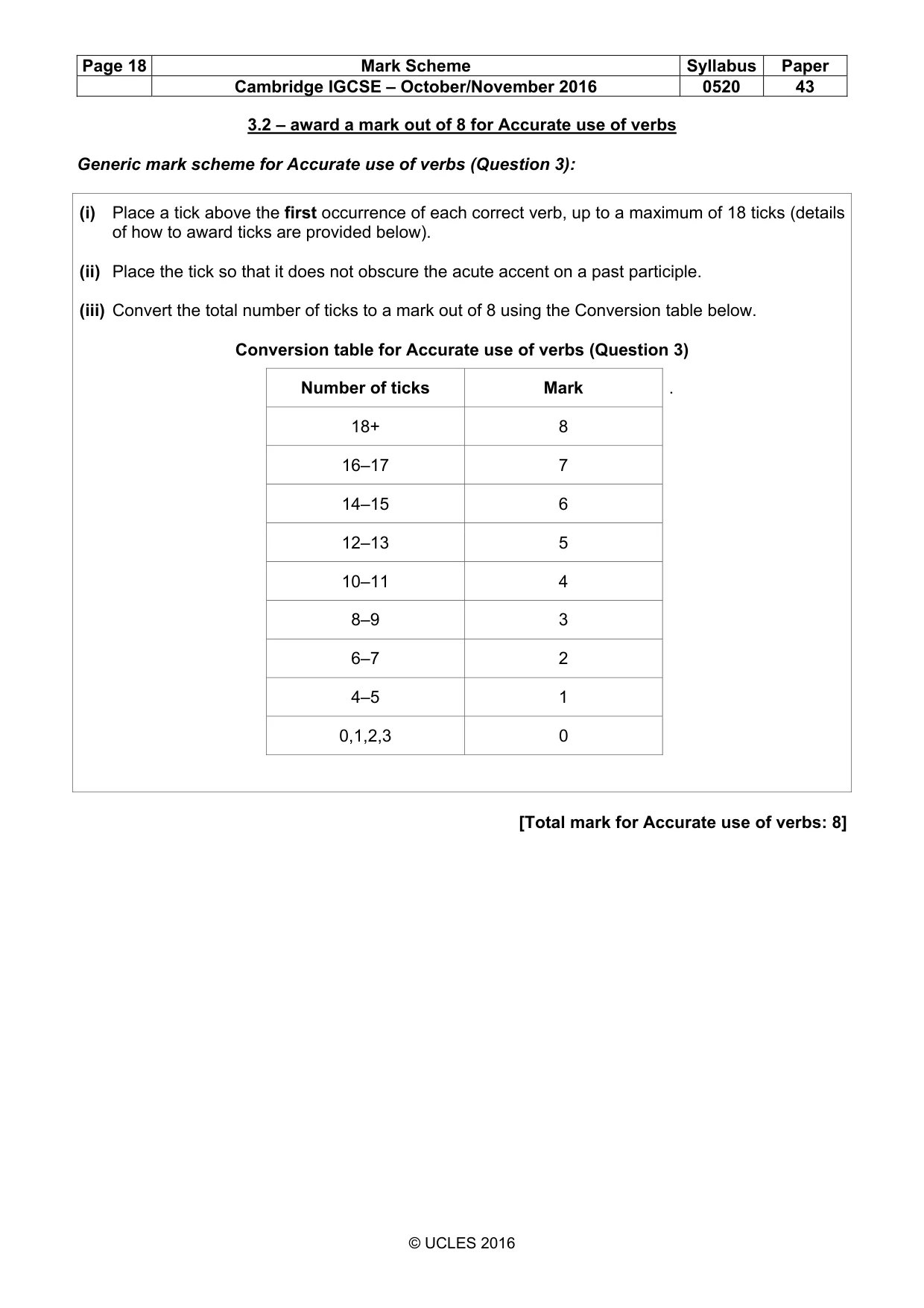 Mark scheme, page 18 of 34