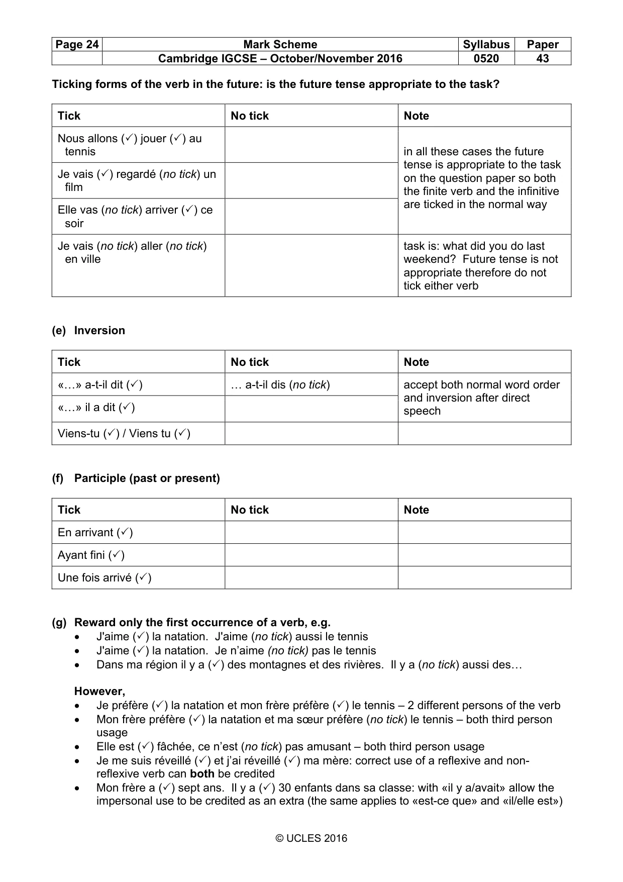 Mark scheme, page 24 of 34