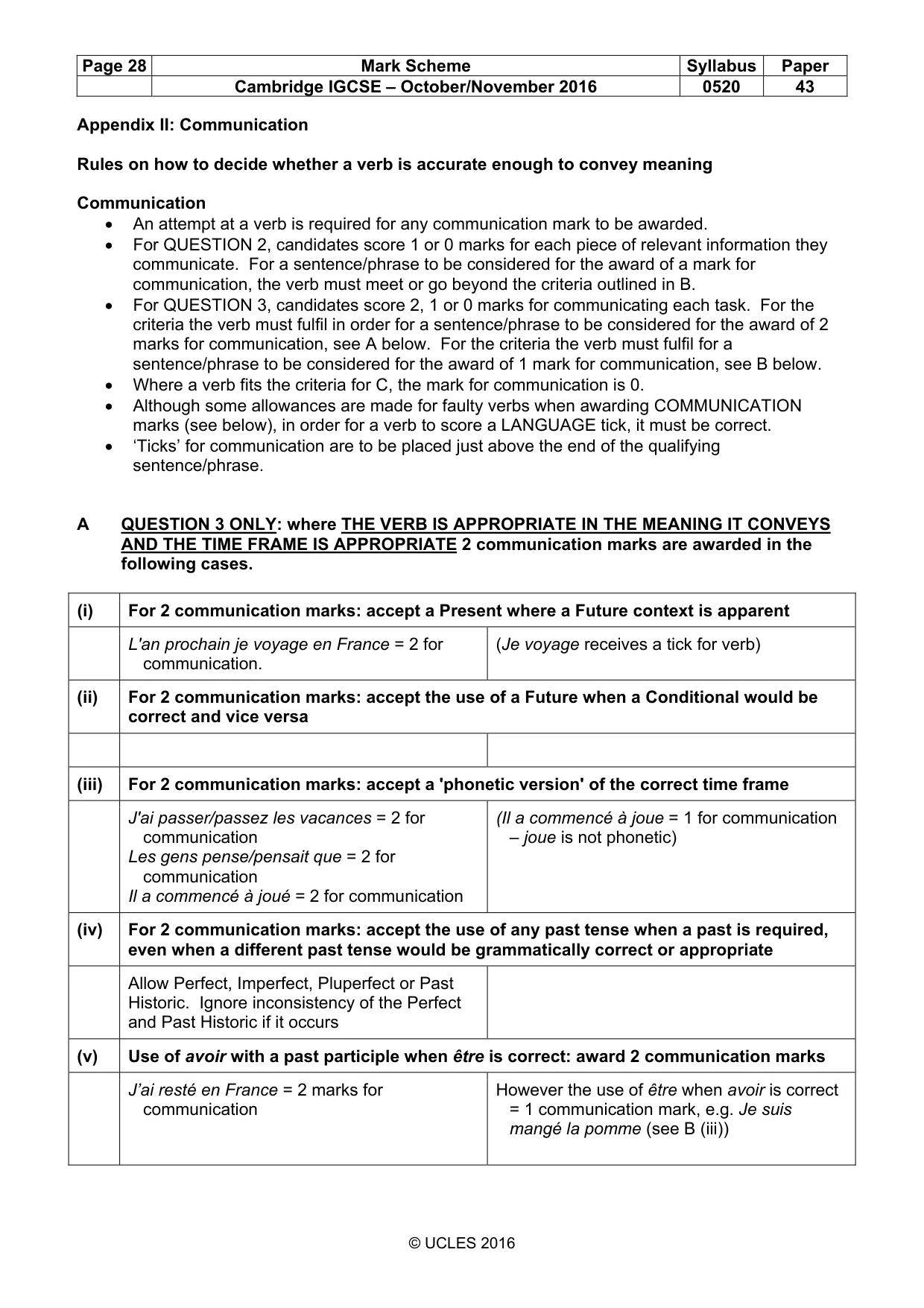 Mark scheme, page 28 of 34