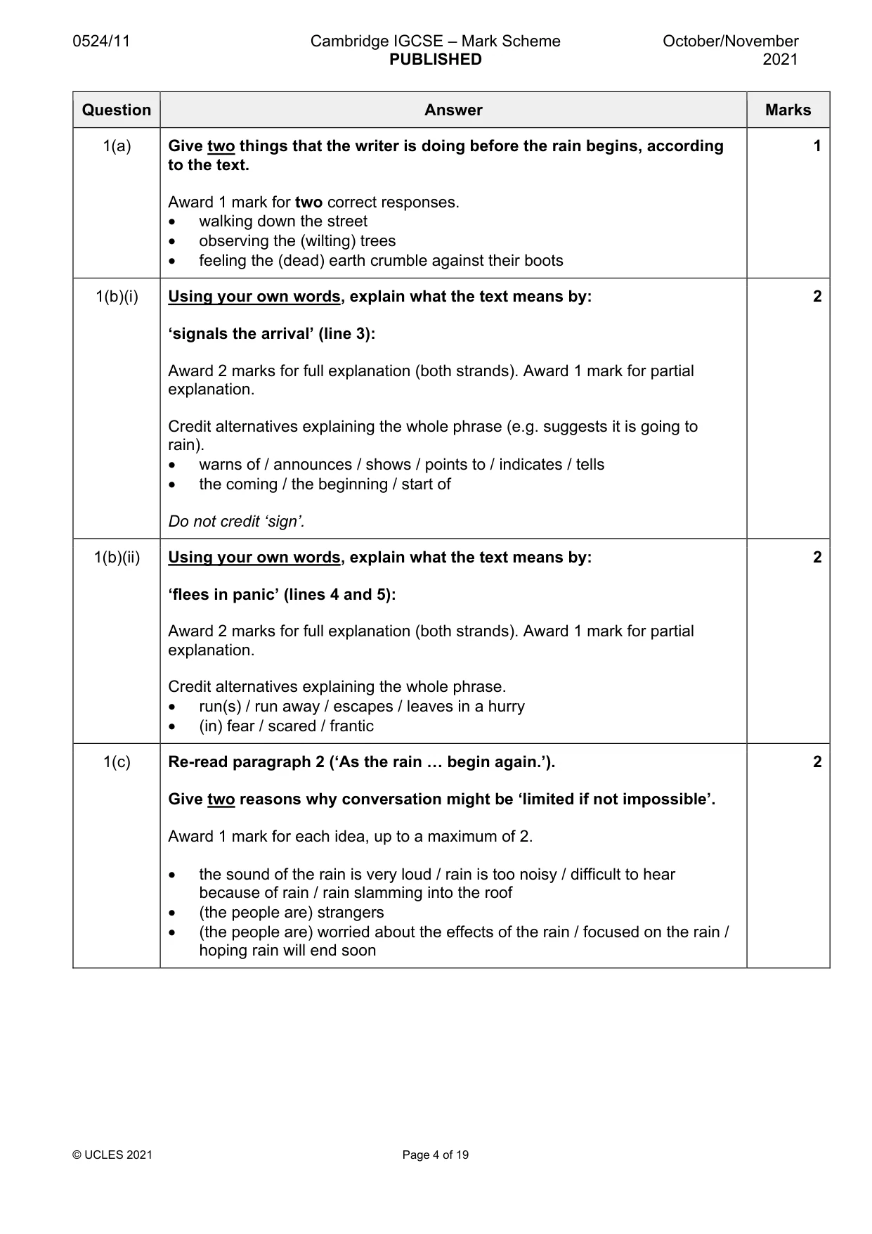 Mark scheme, page 4 of 19