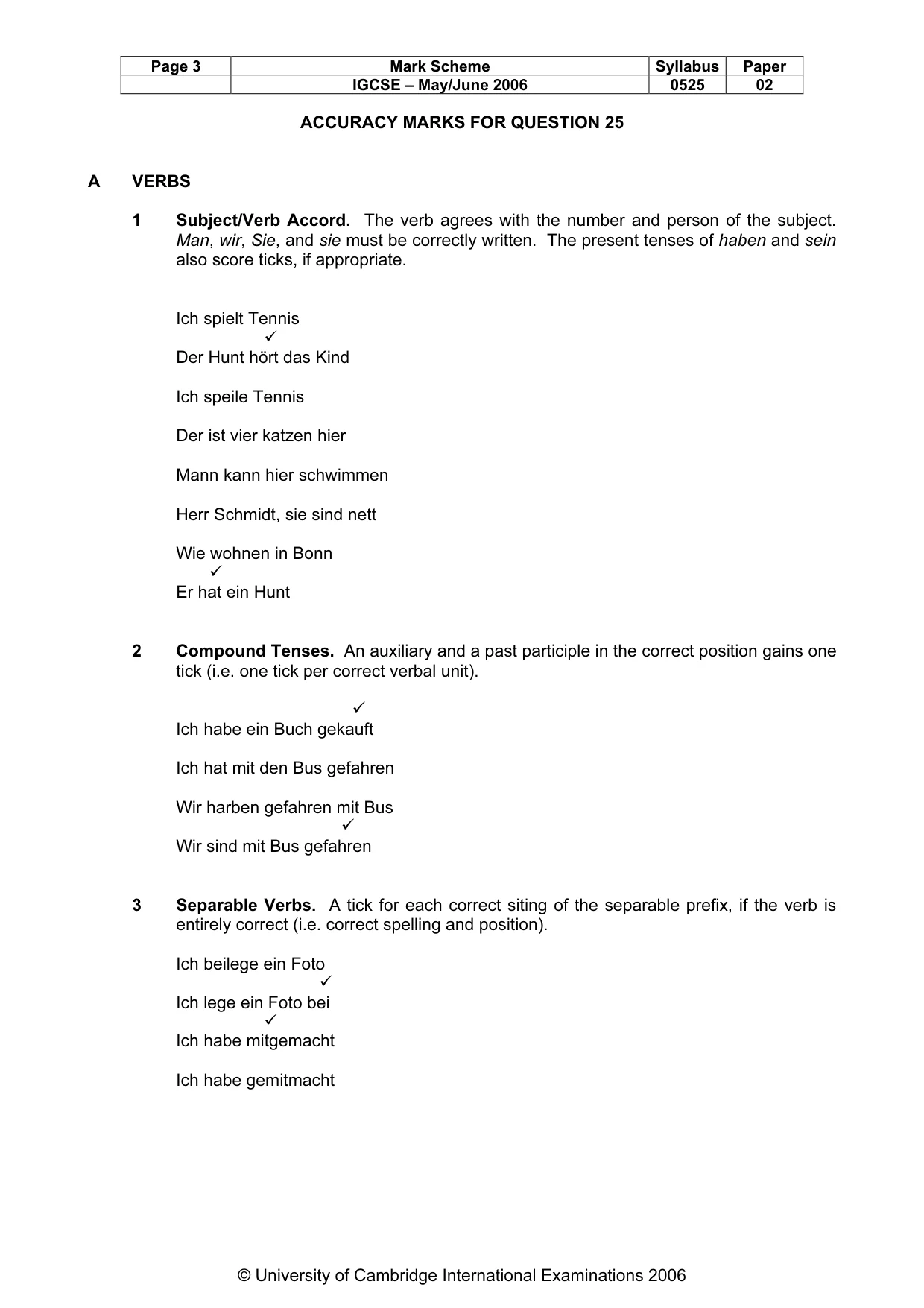 Mark scheme, page 4 of 12